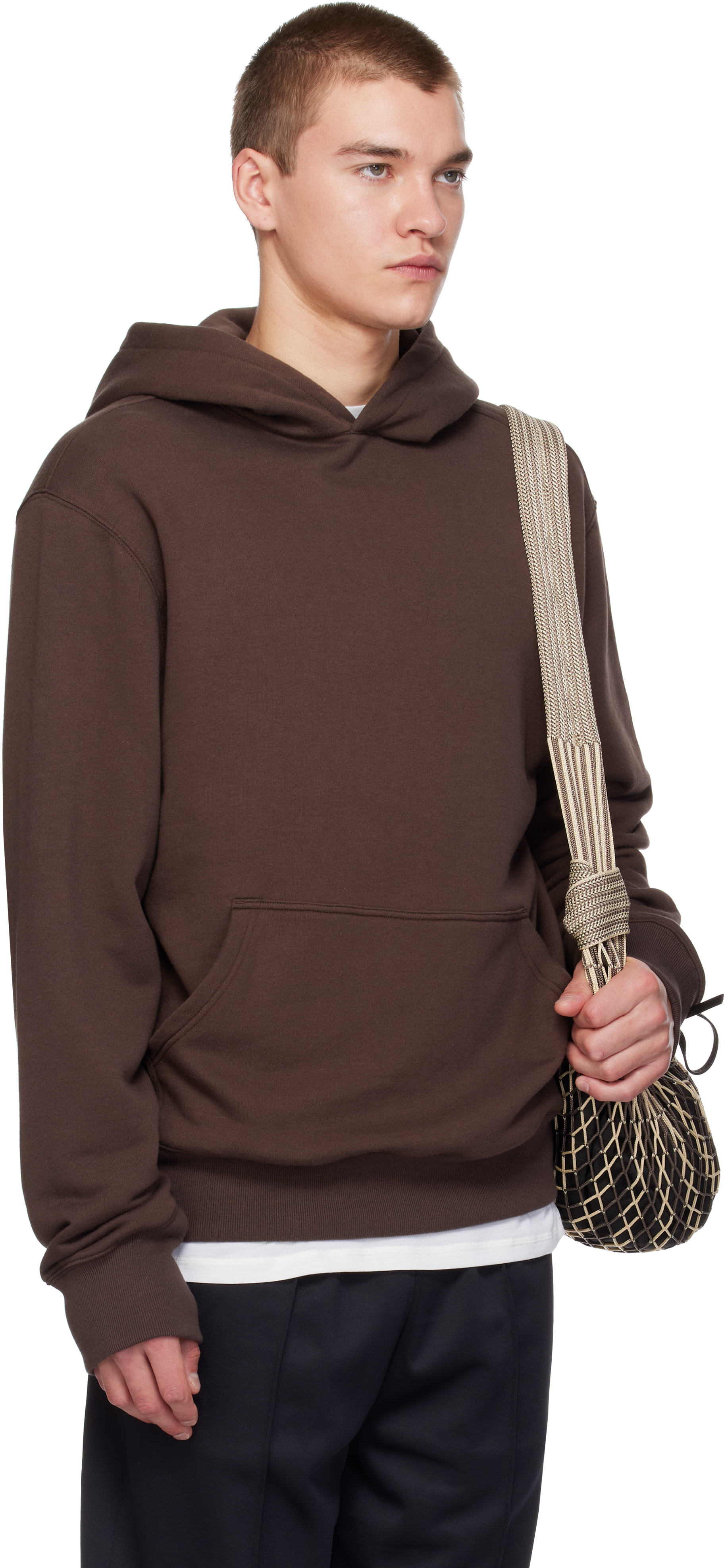 Literary Sport - Pull à capuche Conrad brun