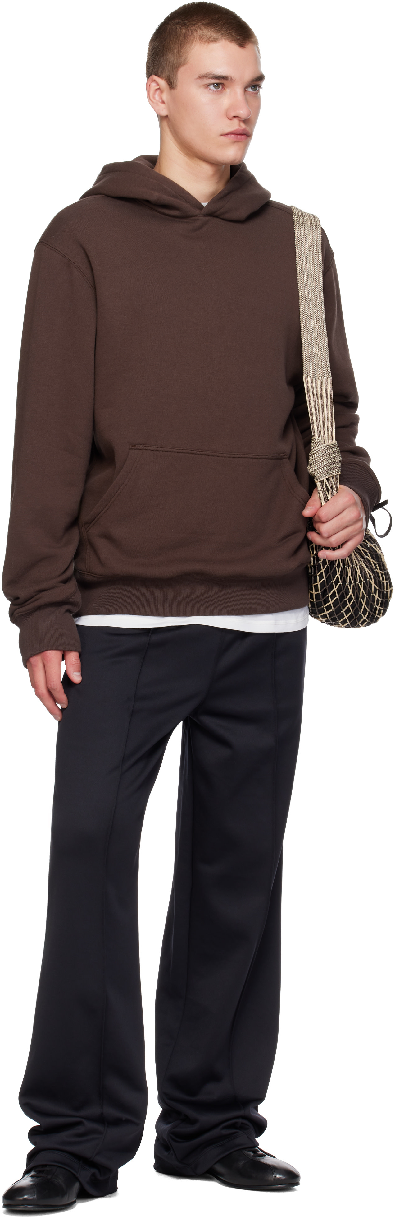 Literary Sport - Pull à capuche Conrad brun