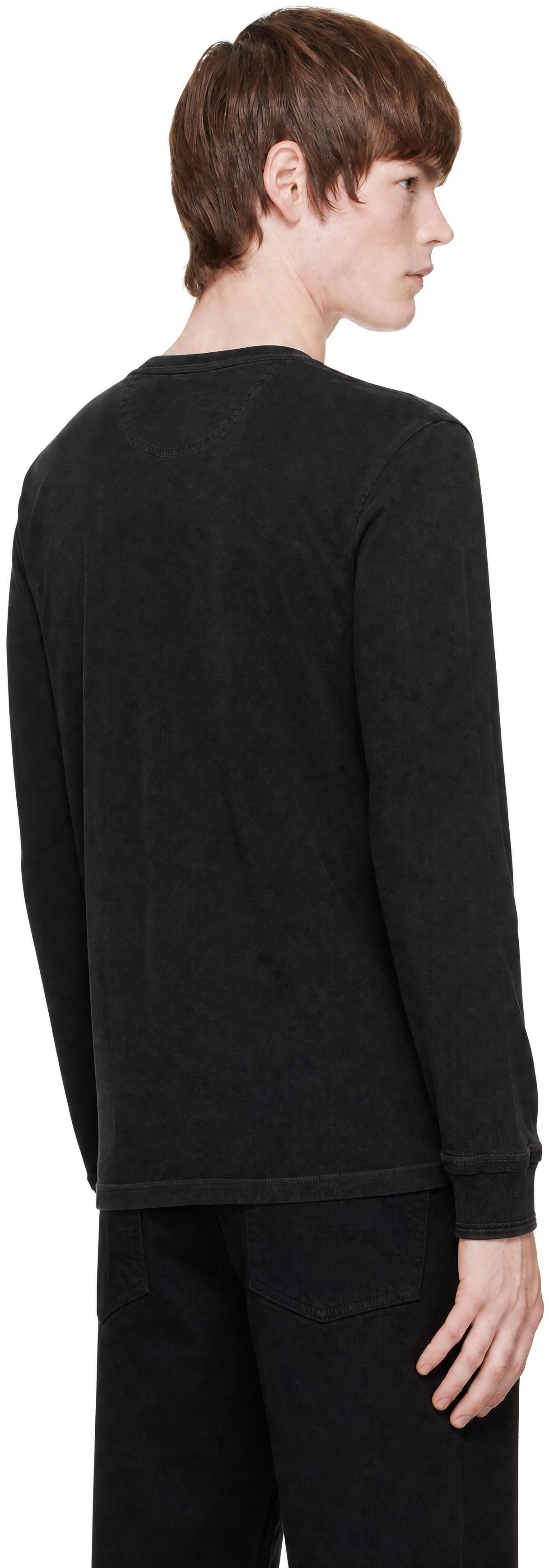 RRL - Black Indigo Jersey Henley