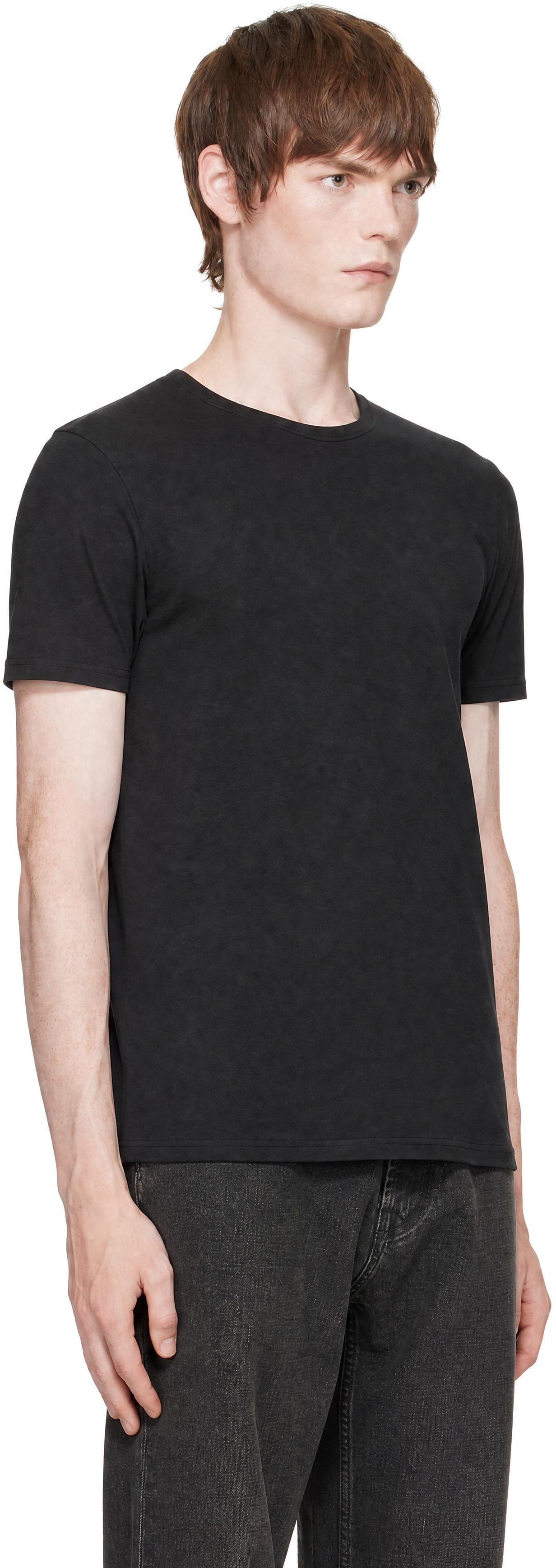 RRL Tシャツ　黒 RRL: Two-Pack Black Garment-Dyed Pocket T-shirts | SSENSE