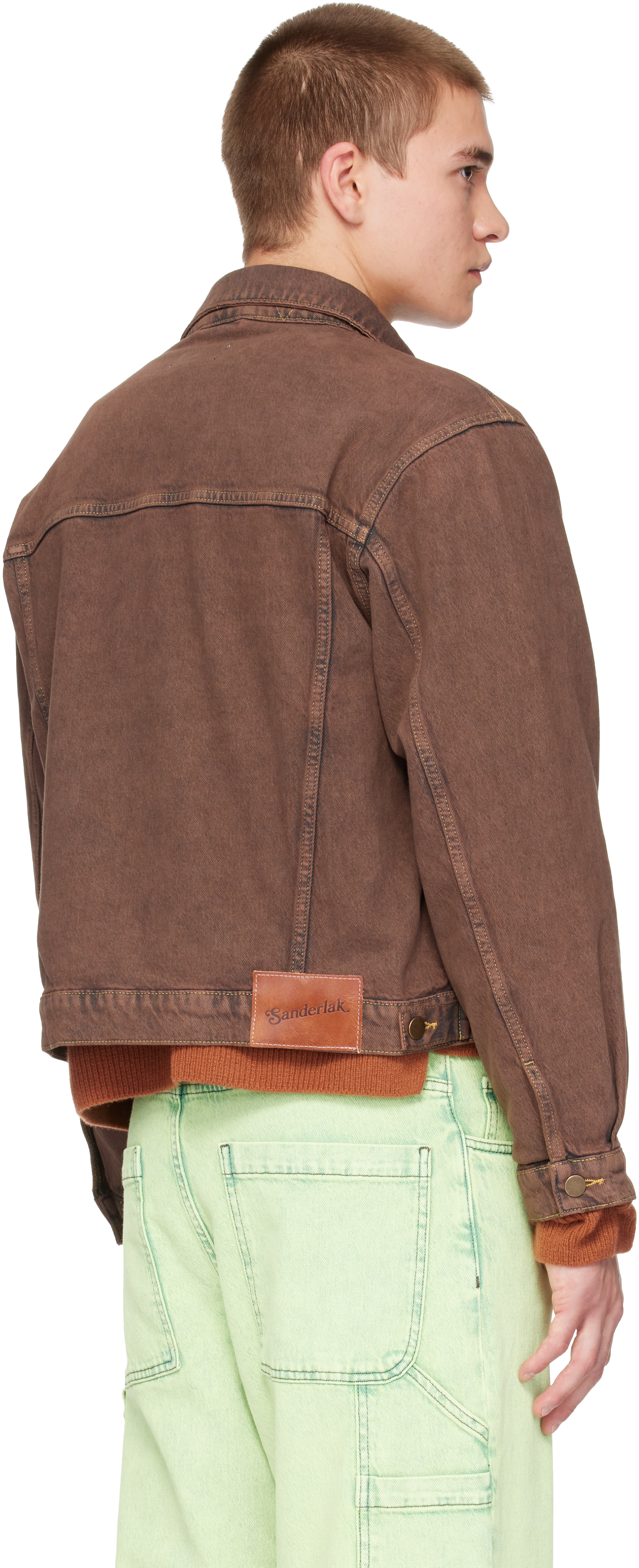 Sanderlak - Brown Jean Denim Jacket