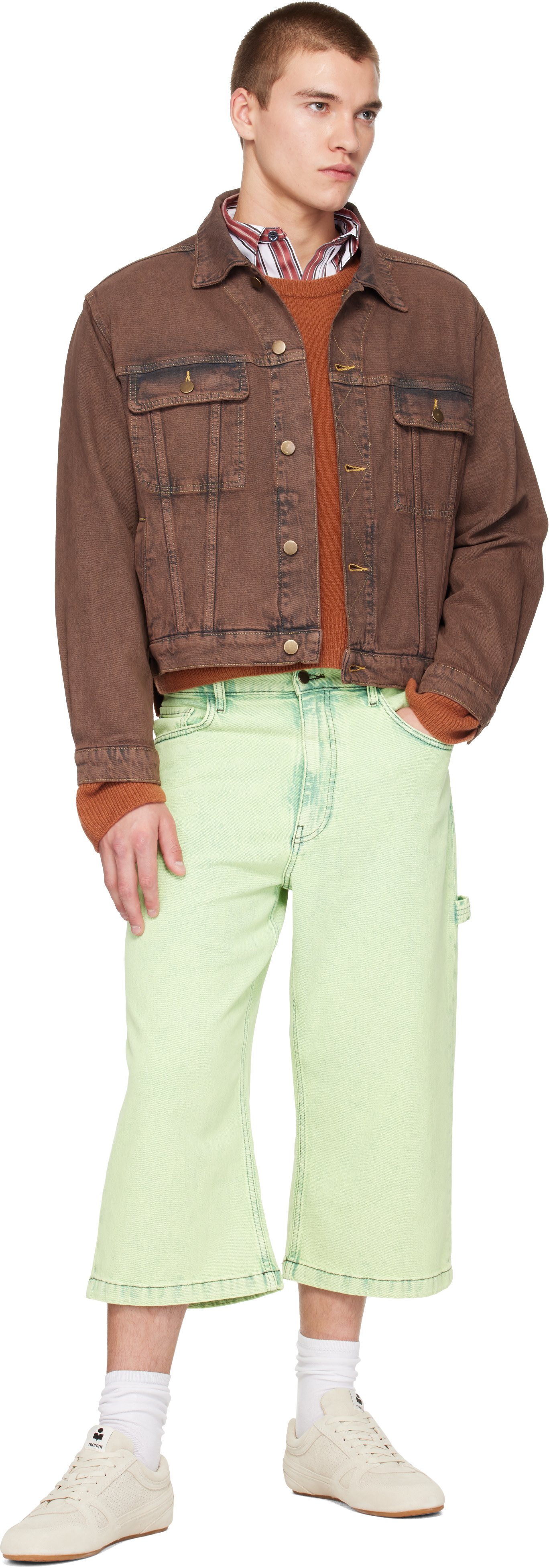 Sanderlak - Brown Jean Denim Jacket