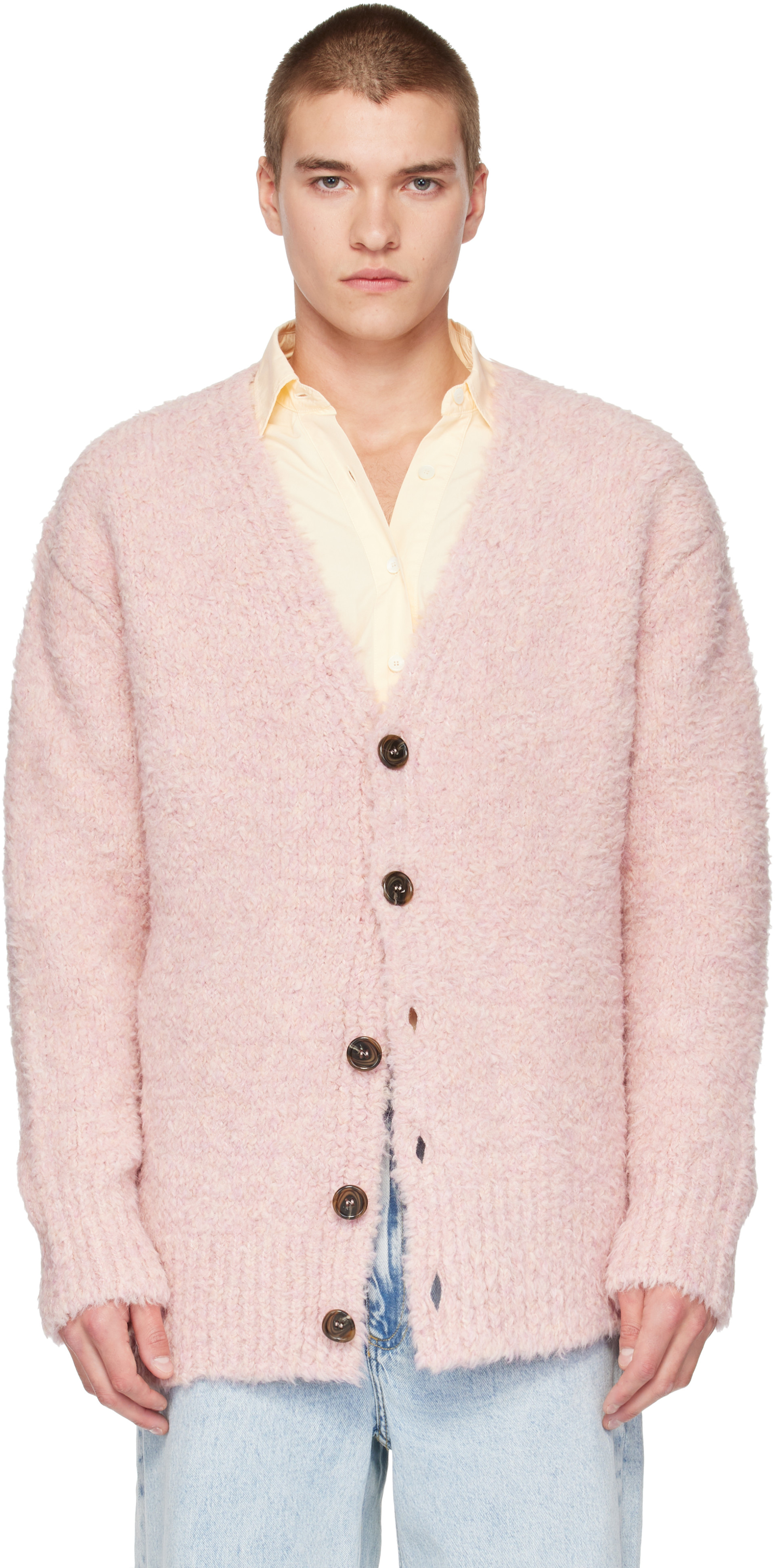 Sanderlak - Pink Oversized Cardigan