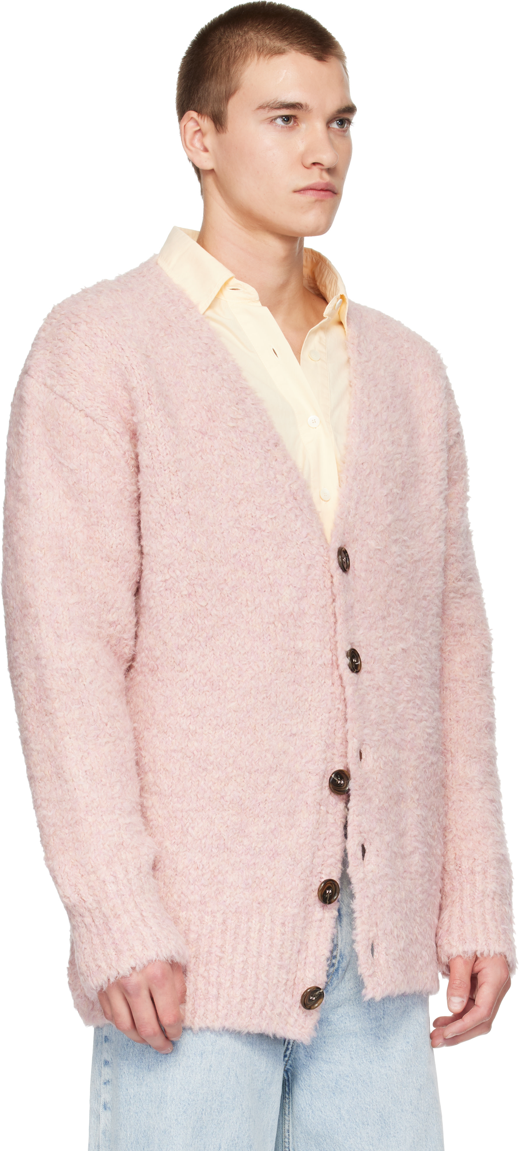 Sanderlak - Pink Oversized Cardigan