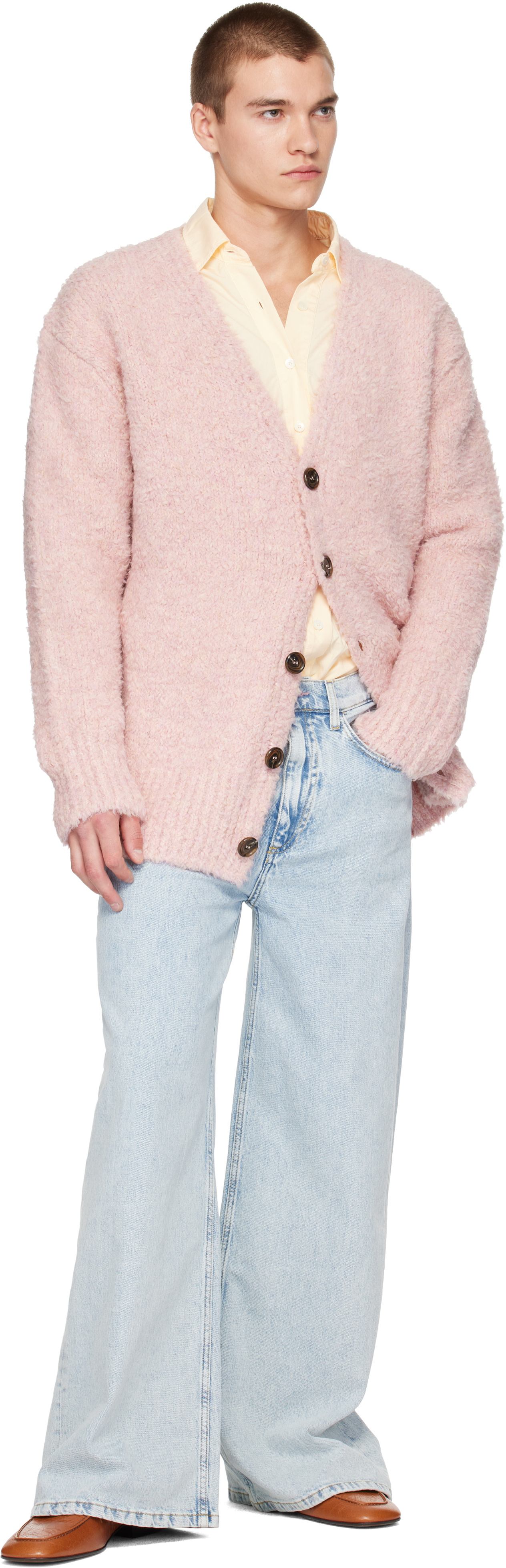 Sanderlak - Pink Oversized Cardigan