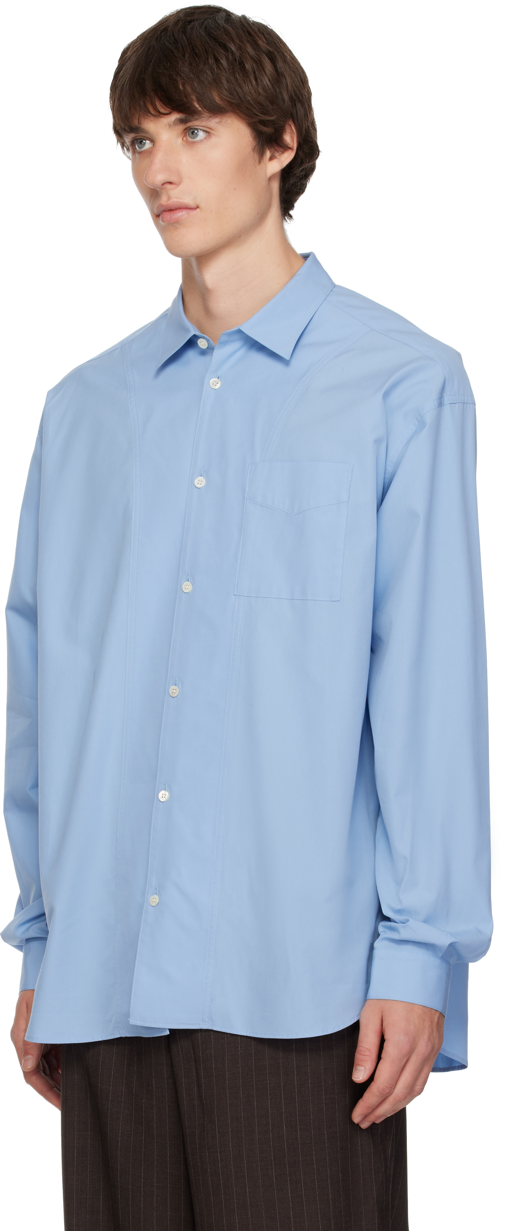 SIRE - Blue Light Button-Down Shirt