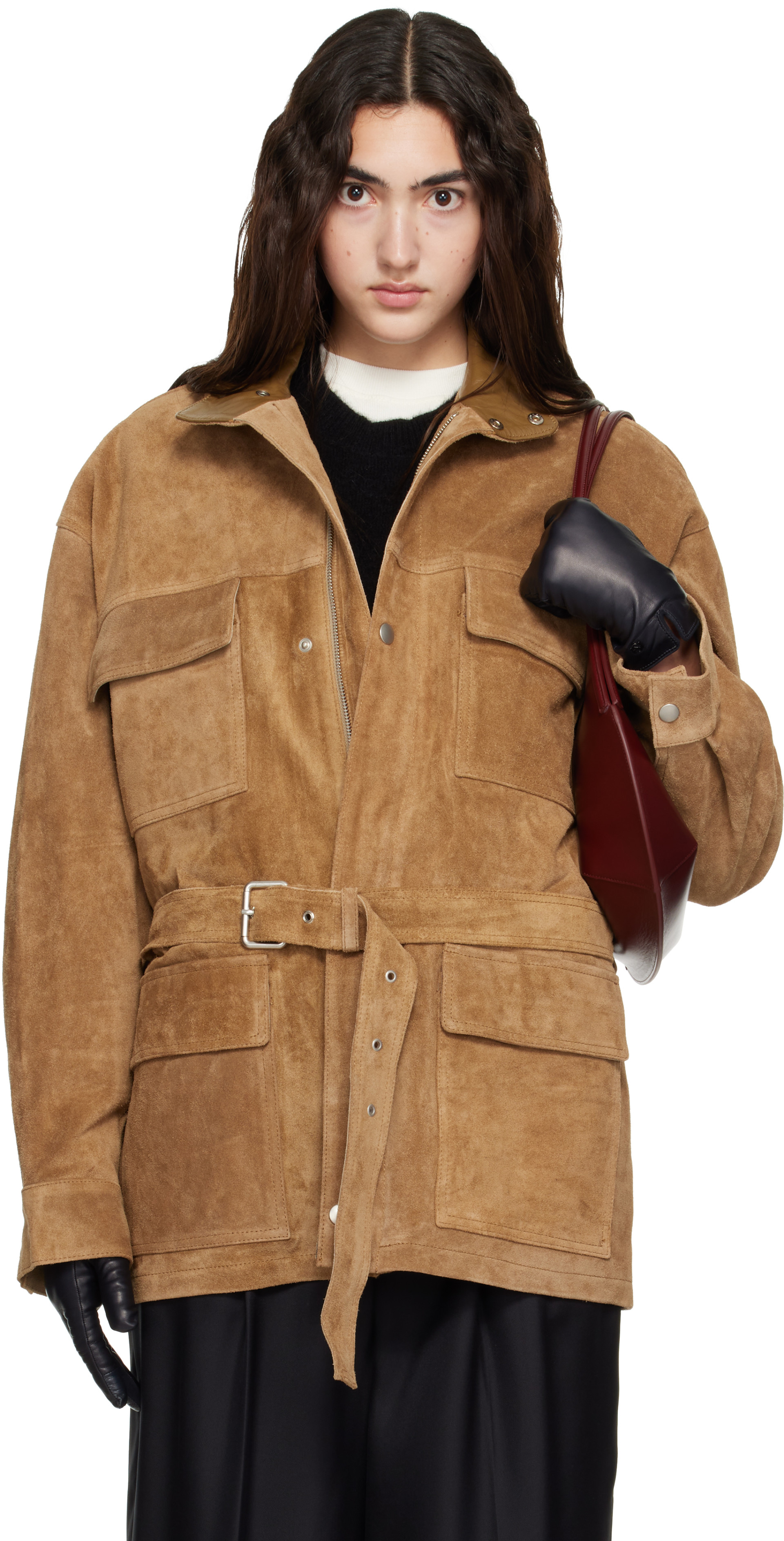 Arma - Tan Doran Suede Jacket