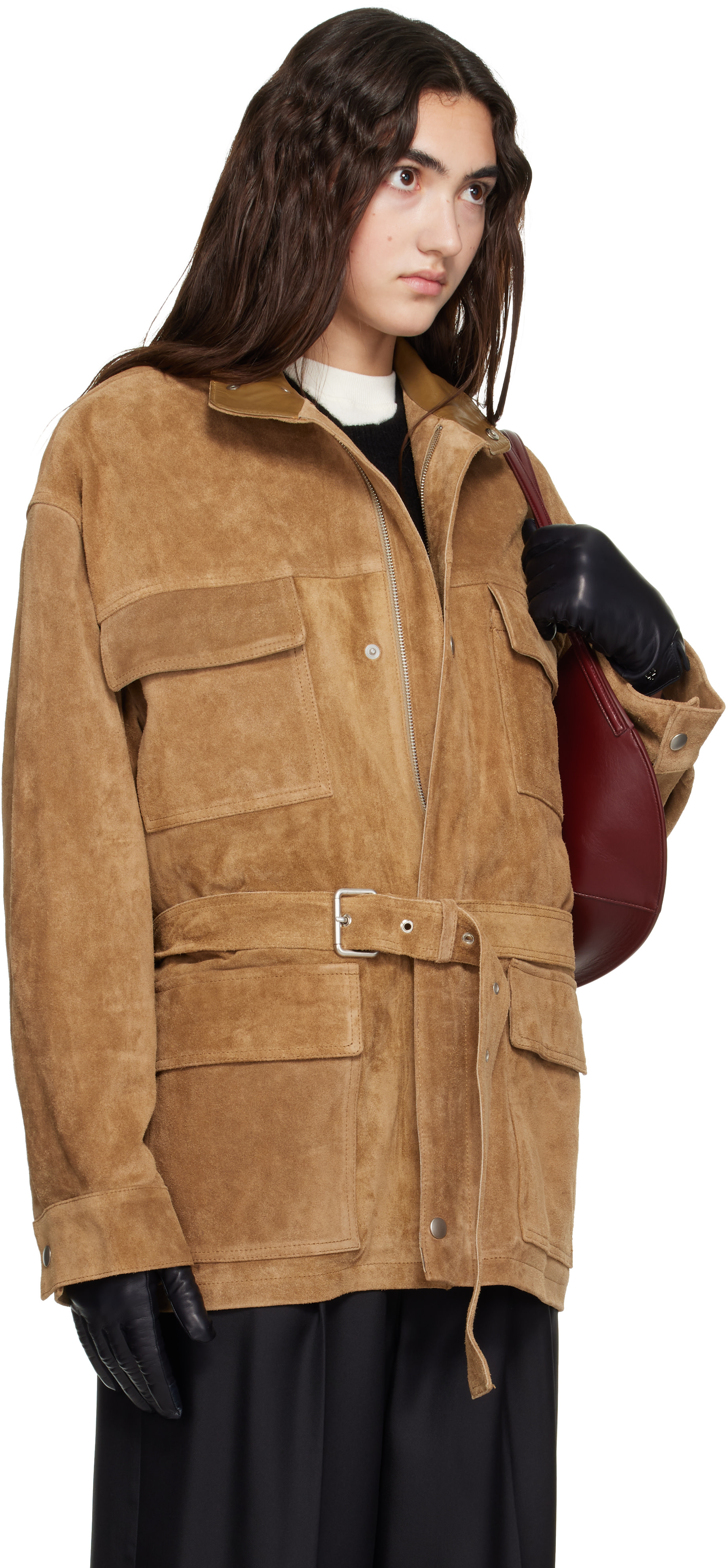 Arma - Tan Doran Suede Jacket