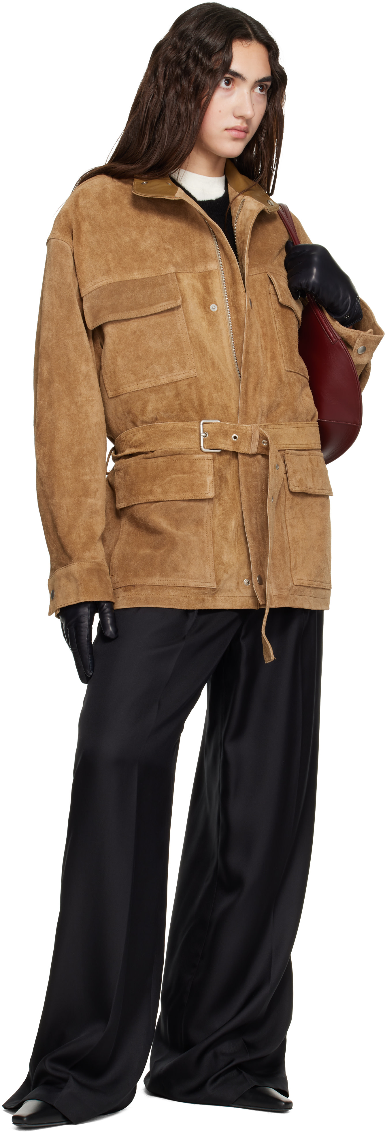 Arma - Tan Doran Suede Jacket