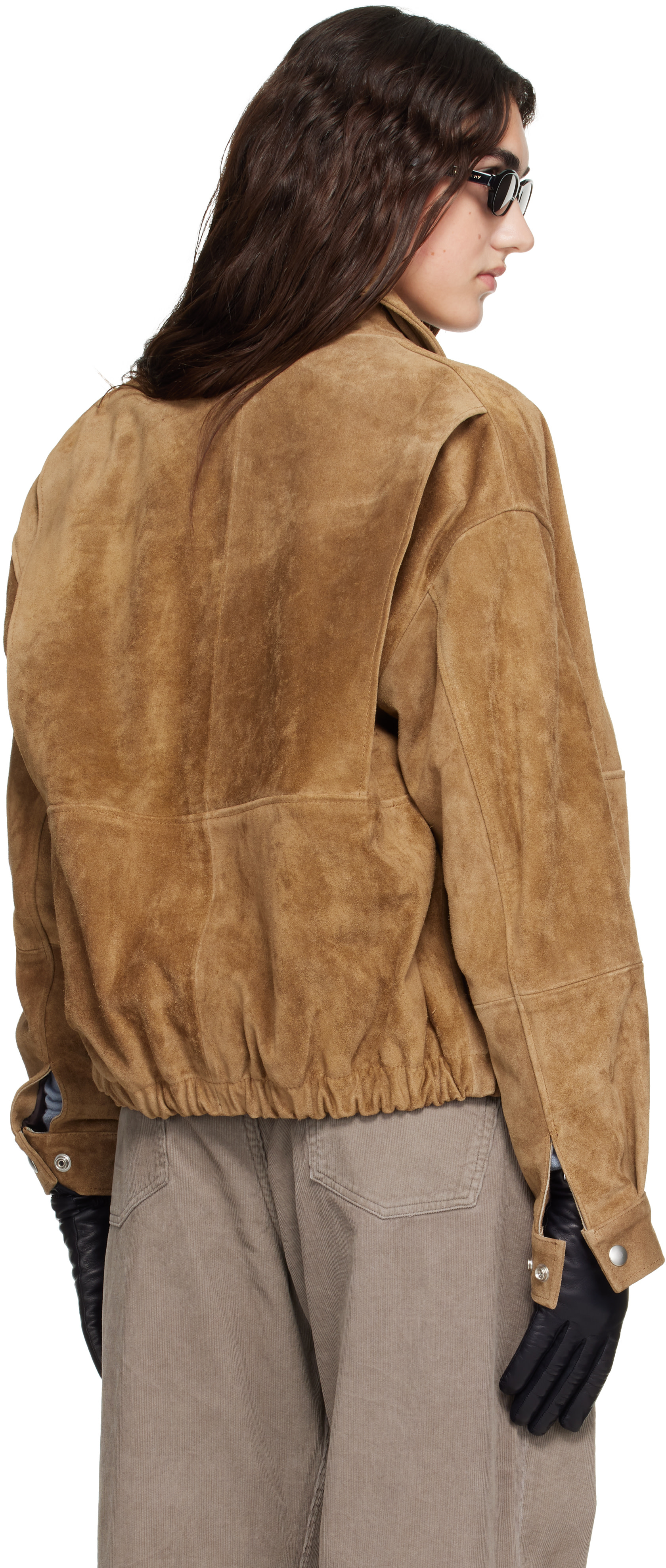 Arma - Tan Maddox Gritty Suede Jacket