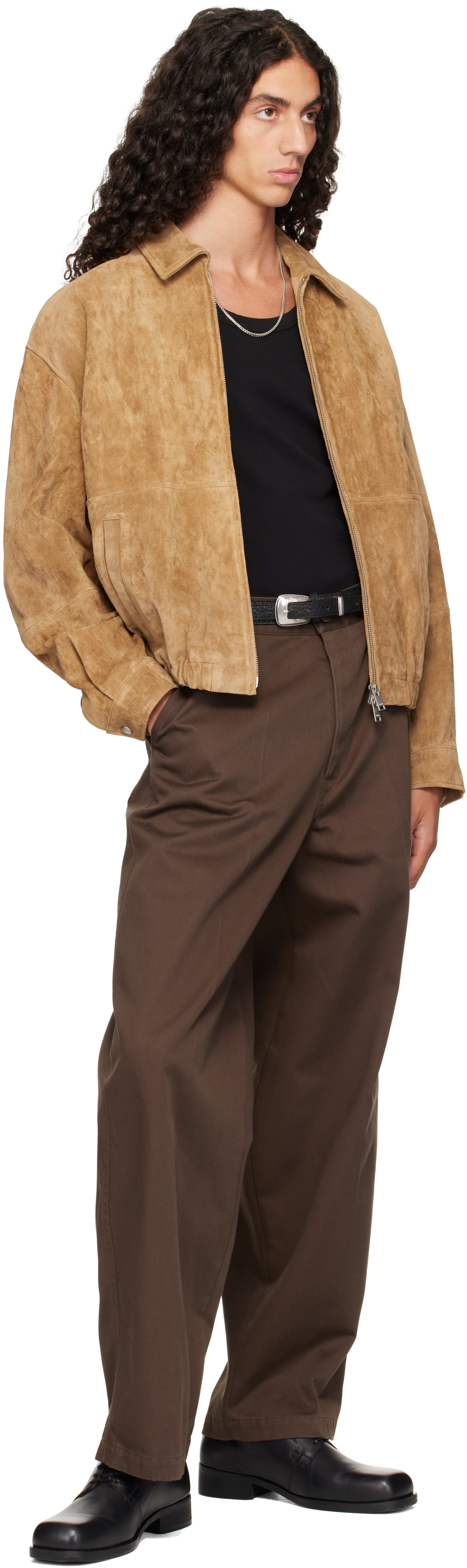 Arma - Beige Maddox Gritty Suede Jacket