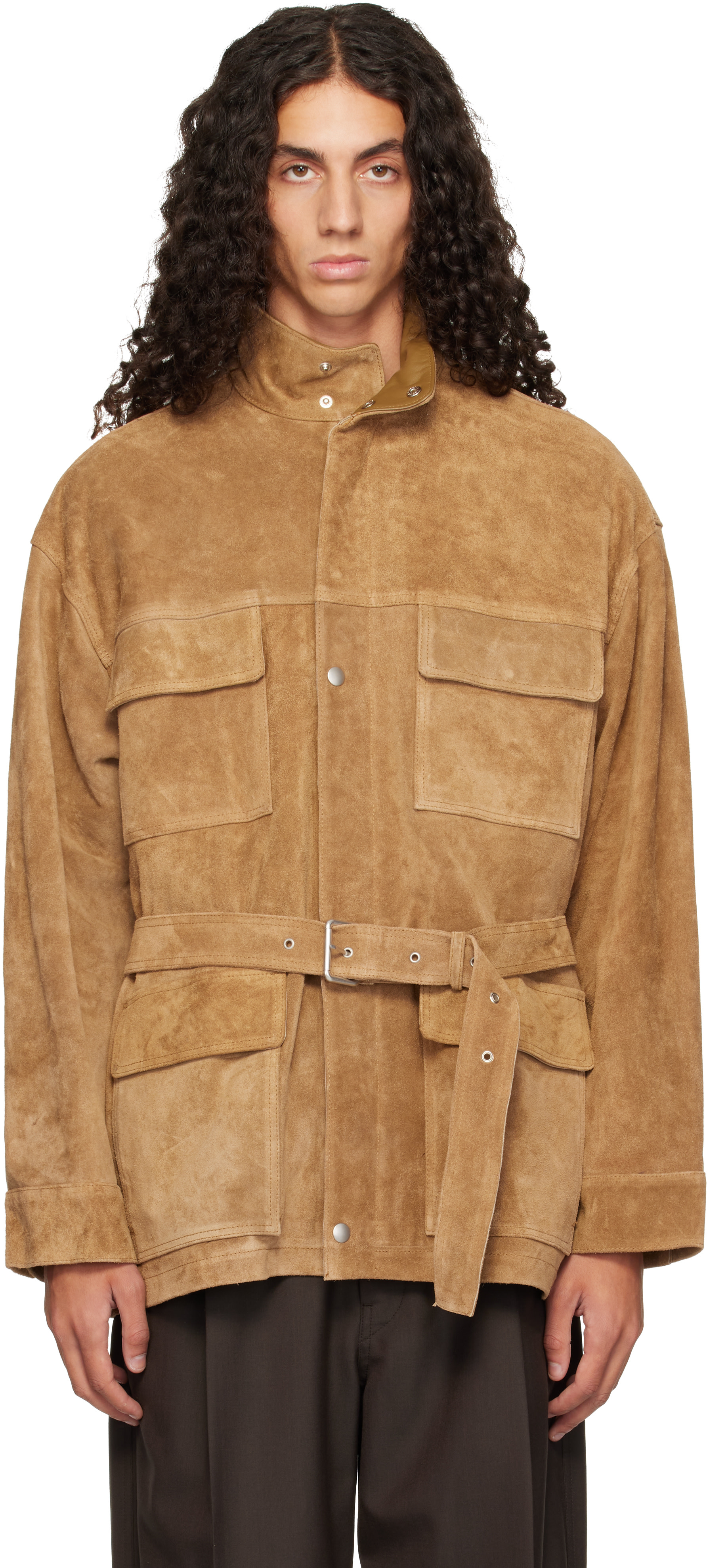 Arma - Tan Doran Suede Jacket