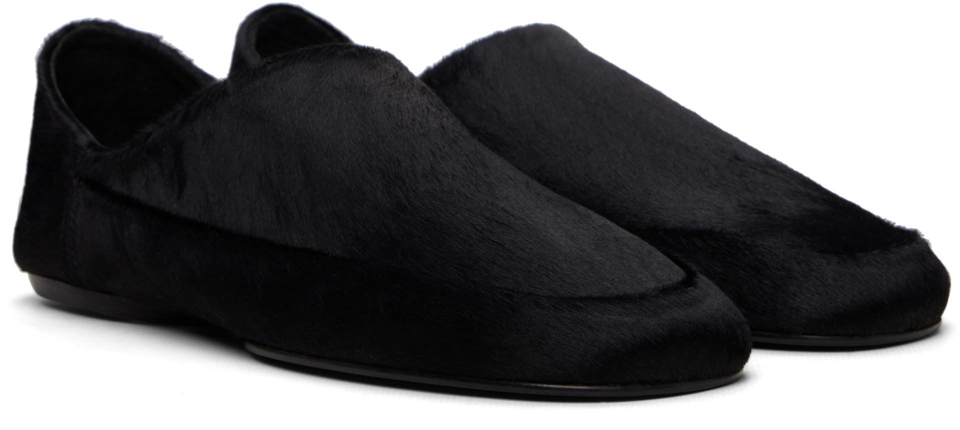 JUDE - Black Floor Slippers