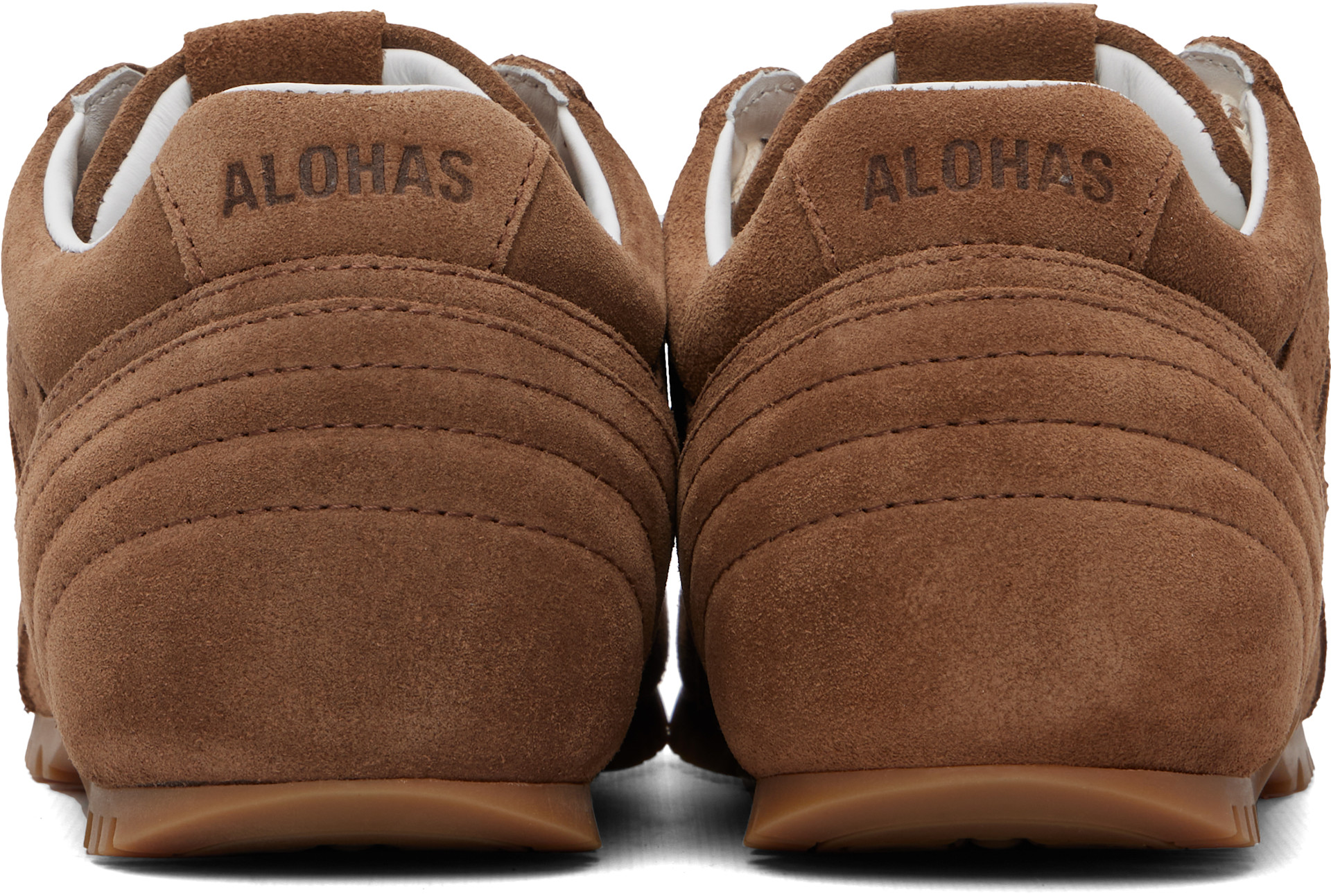 Alohas - Baskets Tb.56 brunes en suède