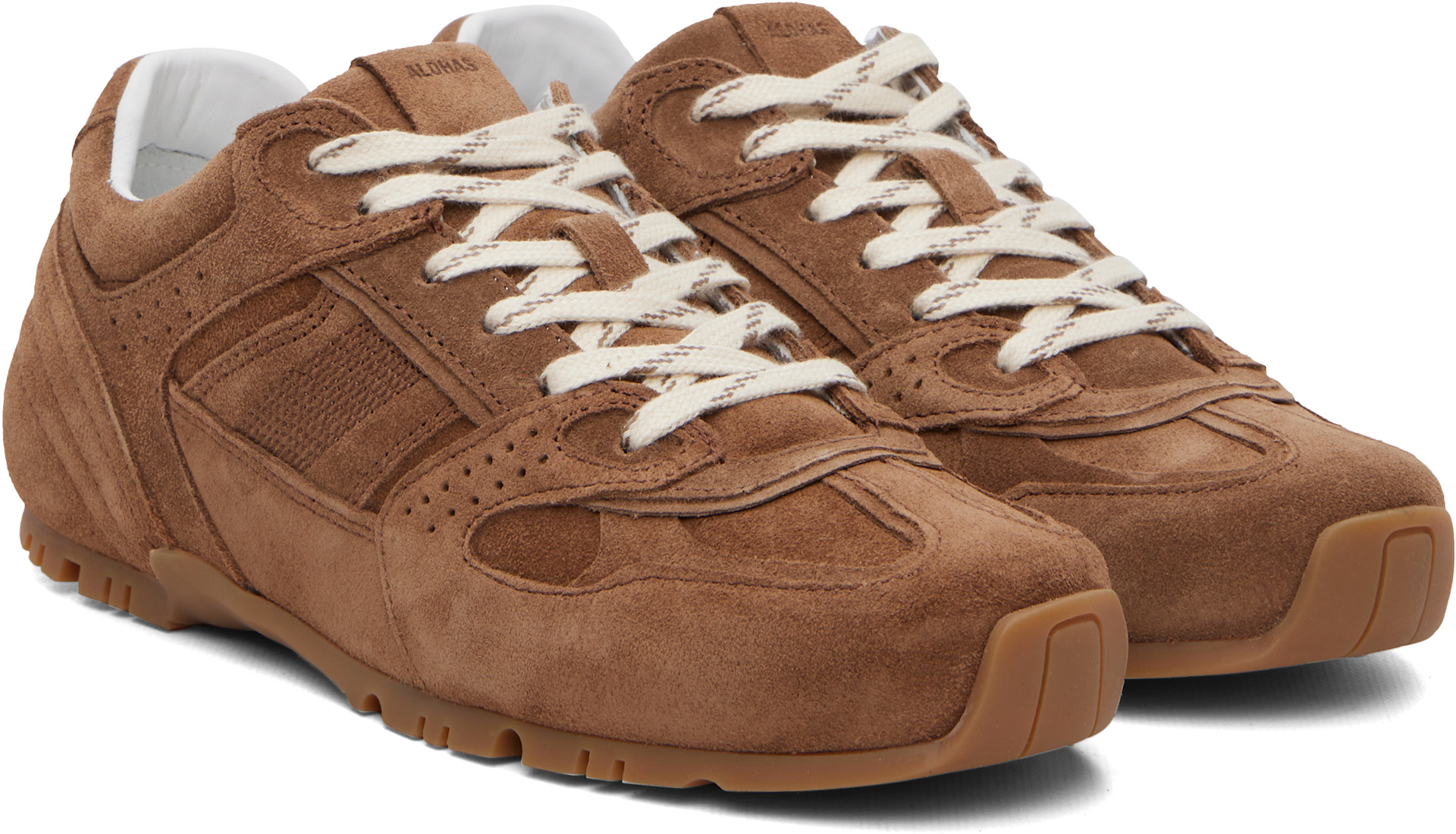 Alohas: Brown Tb.56 Leather Sneakers | SSENSE