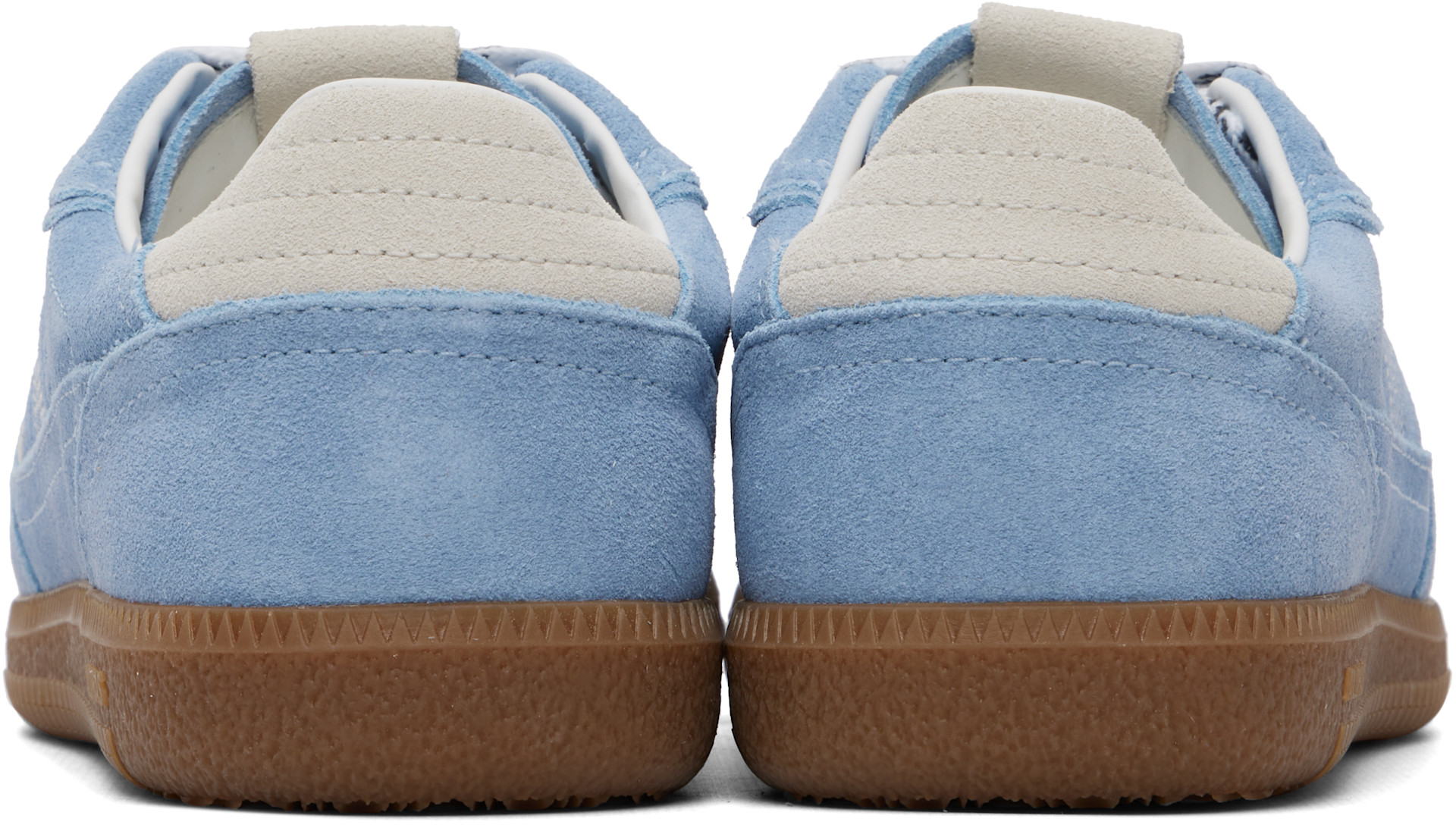 Alohas: Blue Tb.490 Rife Suede Leather Sneakers | SSENSE