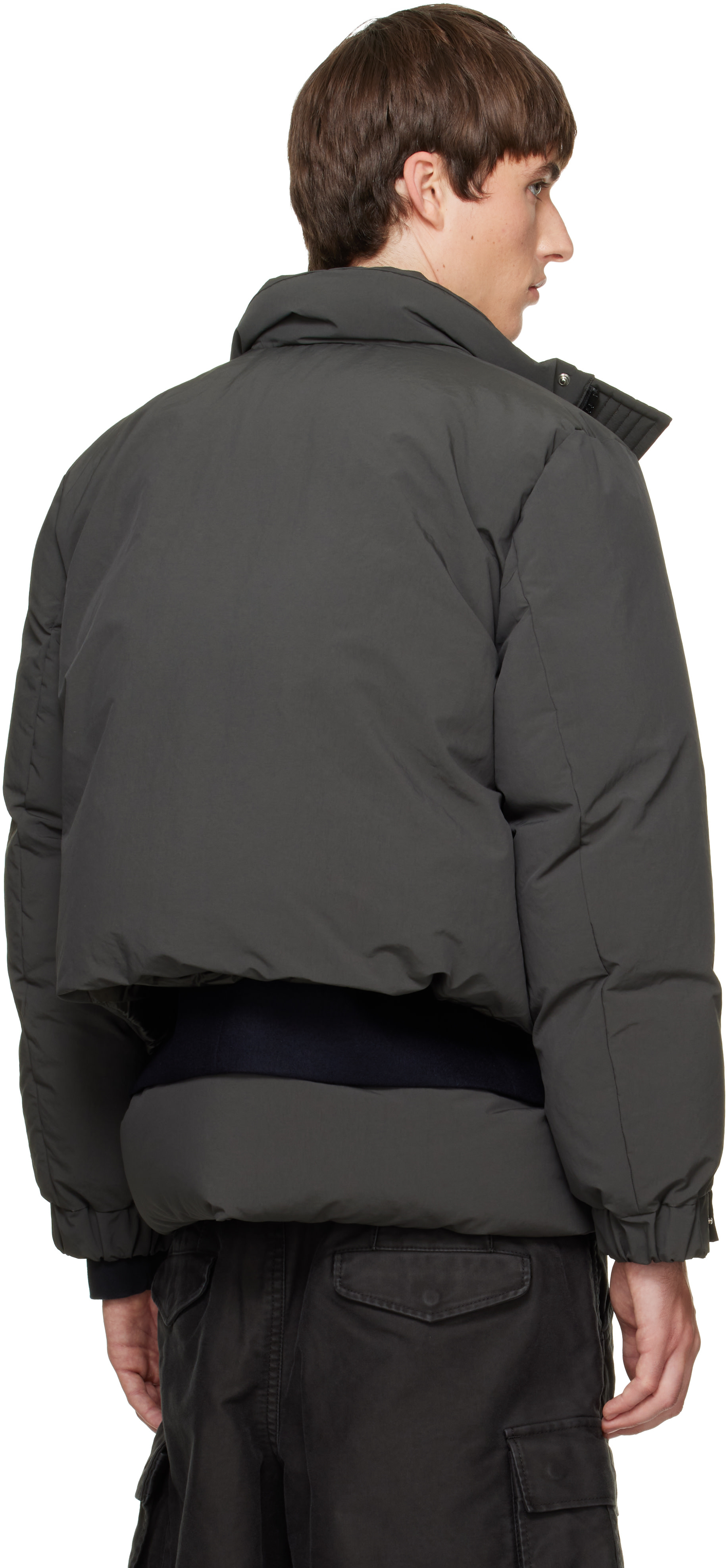 sacai - Green Down Puffer Blouson Jacket
