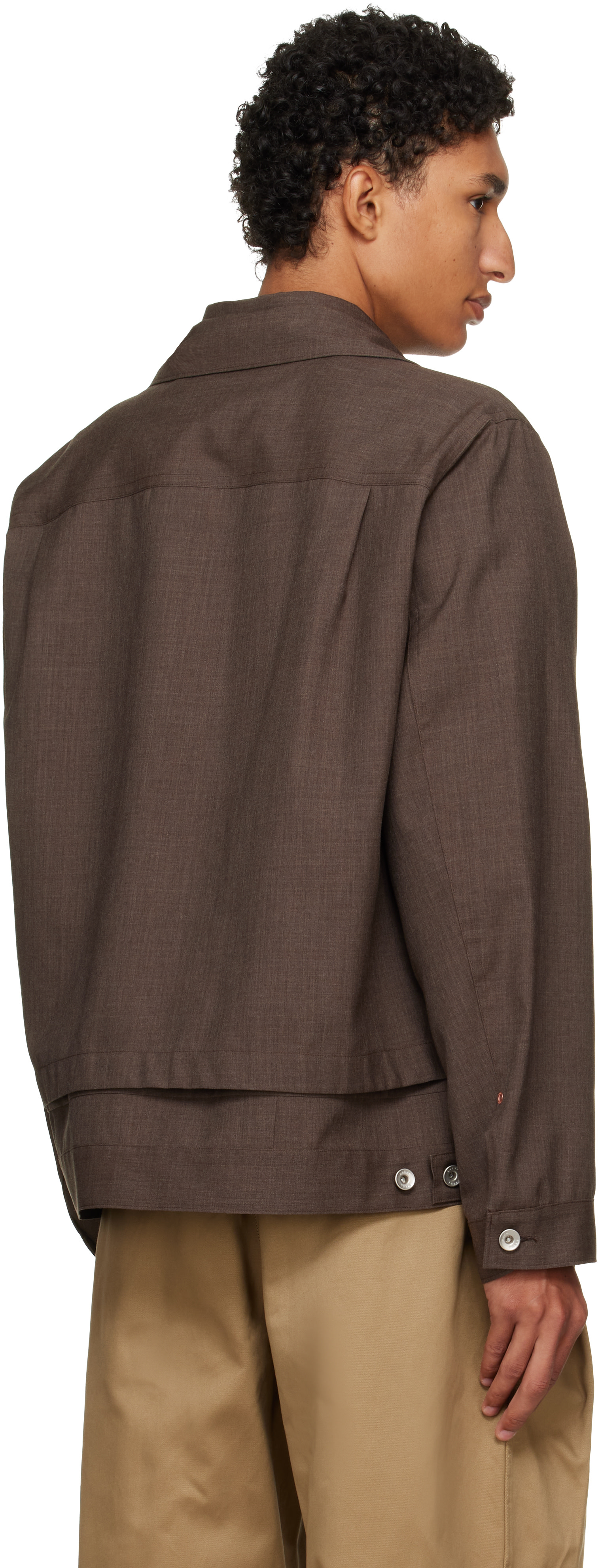 sacai - Brown Suiting Jacket