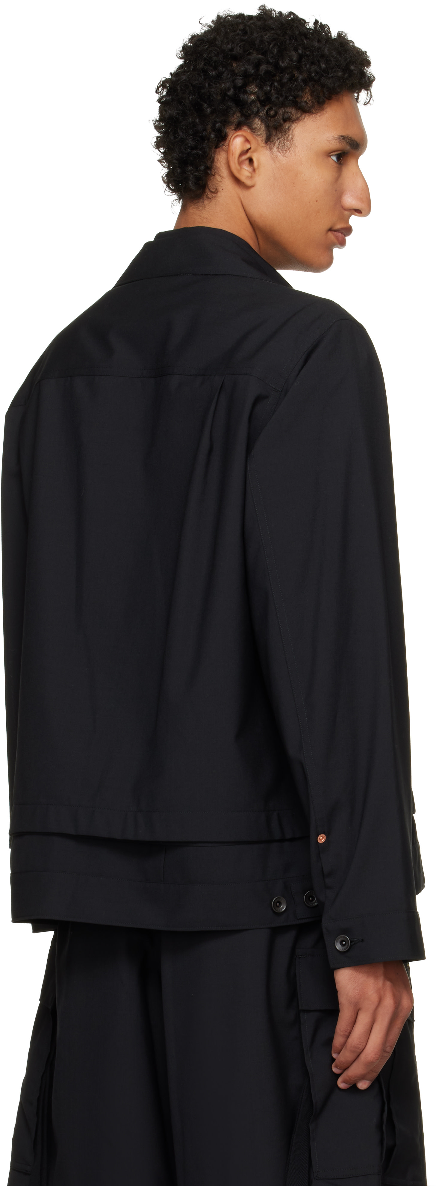 sacai - Black Suiting Jacket