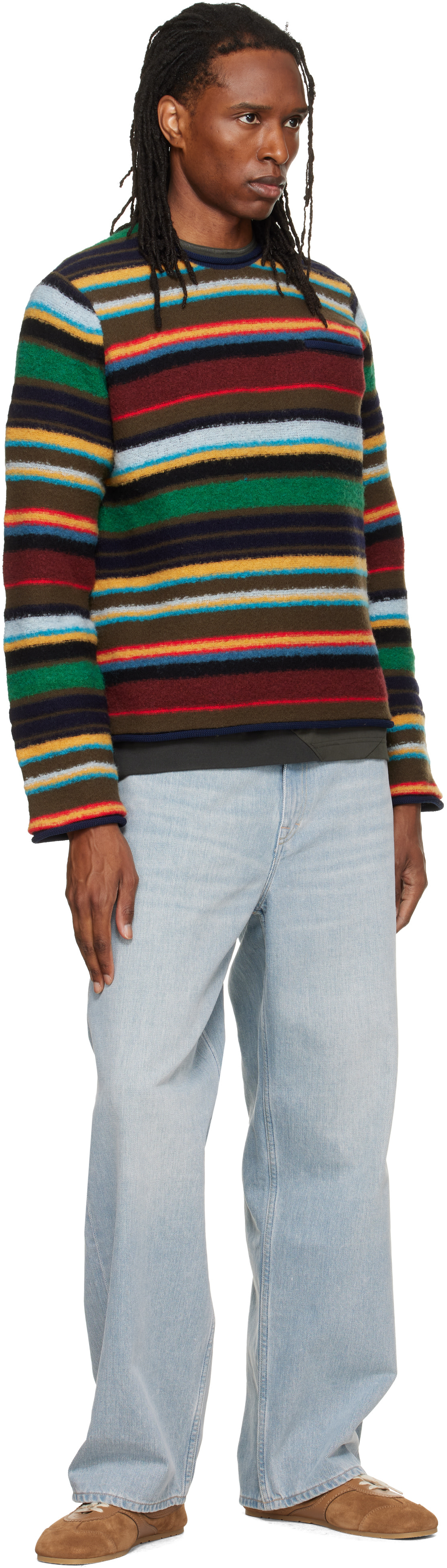 sacai - マルチカラー Mix Knit セーター