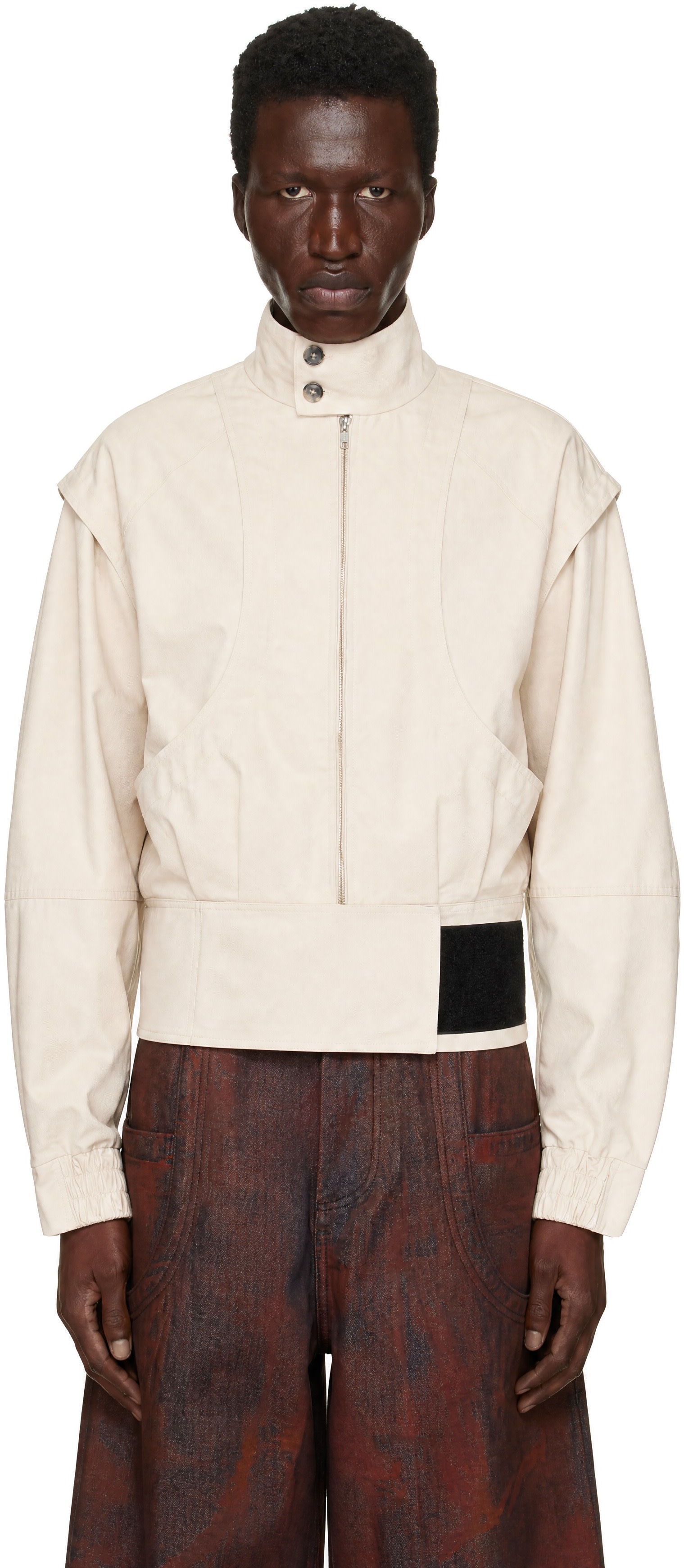 HYACYN - Beige Notgnirrah Jacket