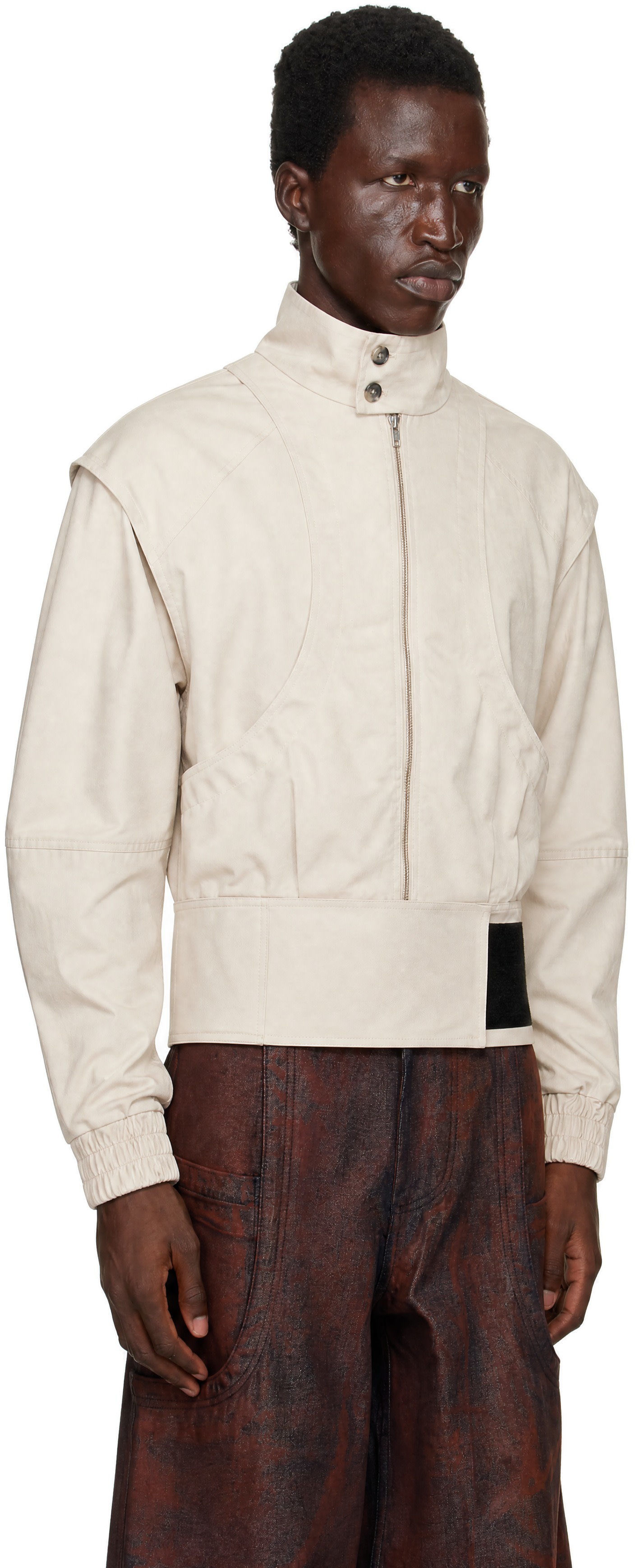 HYACYN - Beige Notgnirrah Jacket