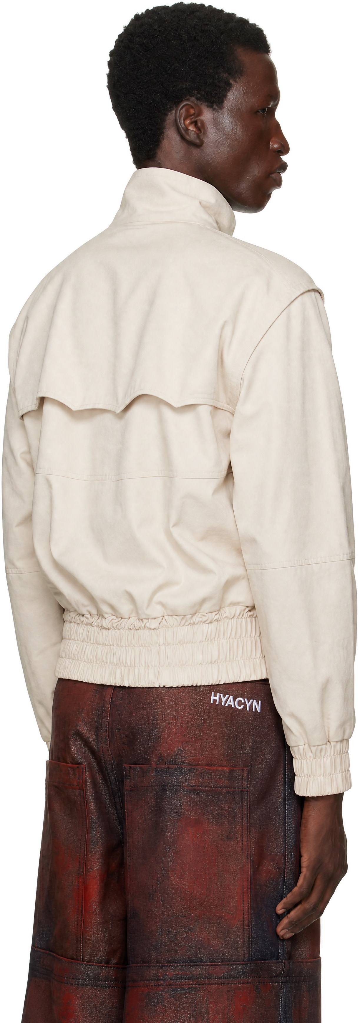 HYACYN - Beige Notgnirrah Jacket