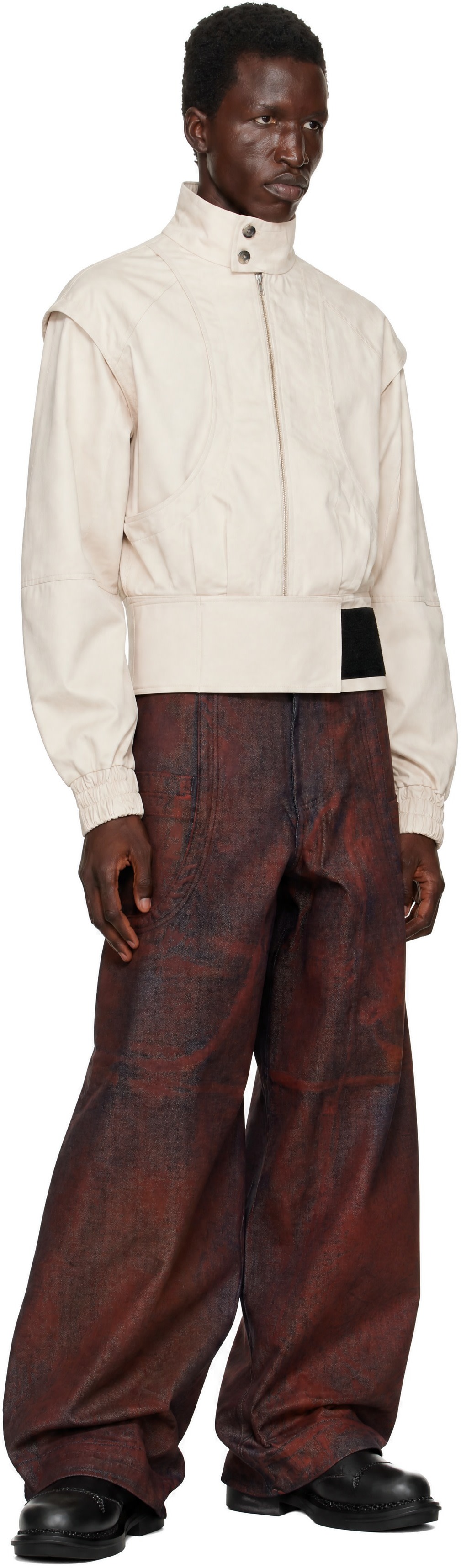 HYACYN - Beige Notgnirrah Jacket