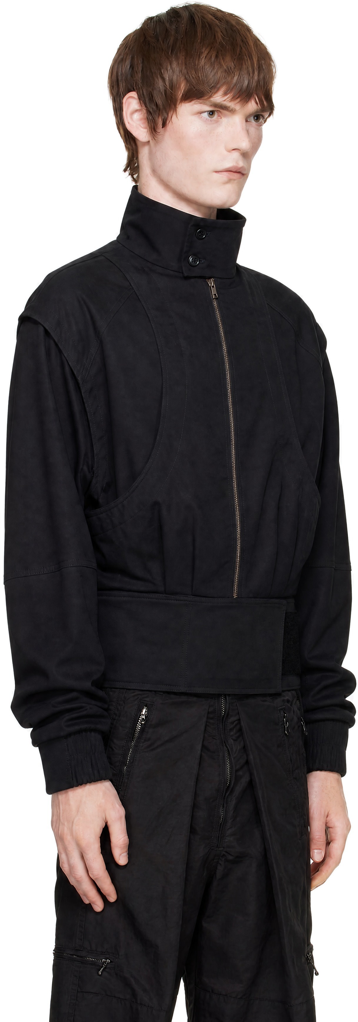 HYACYN - Black Notgnirrah Jacket