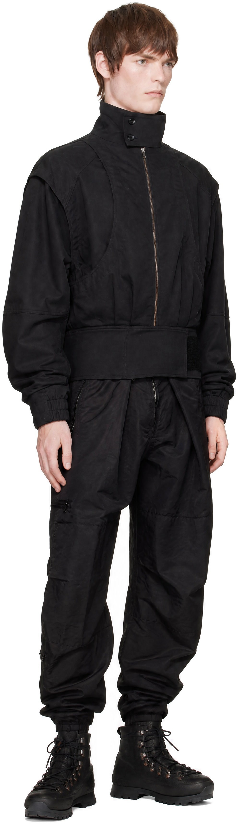 HYACYN - Black Notgnirrah Jacket