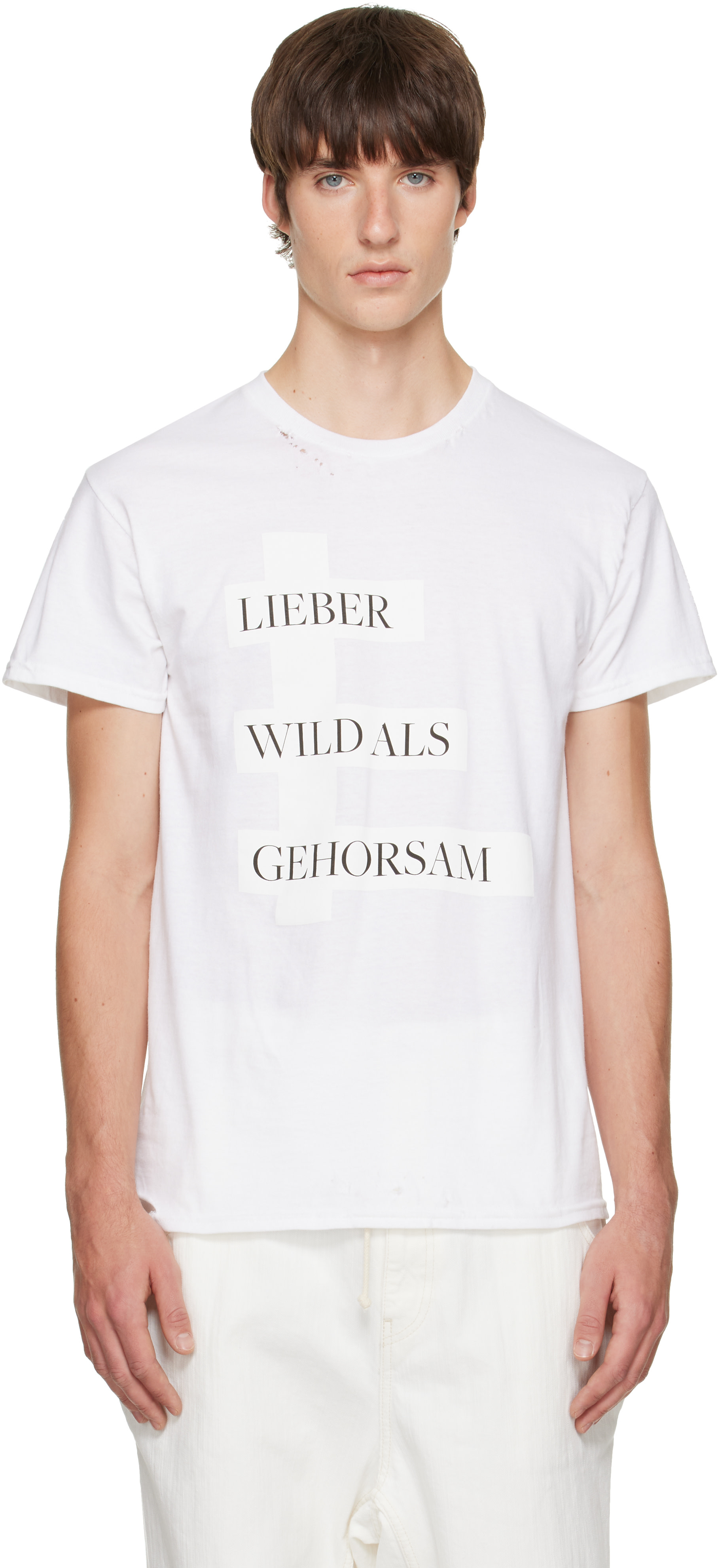 HYACYN - ホワイト 'Lieber' Tシャツ