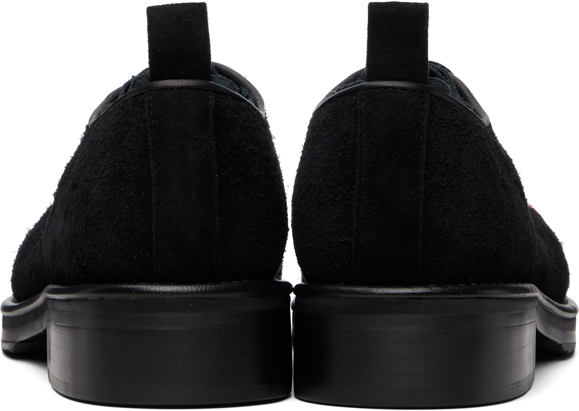 Kids Love Gaite: Black & Red Walt Derbys | SSENSE Denmark