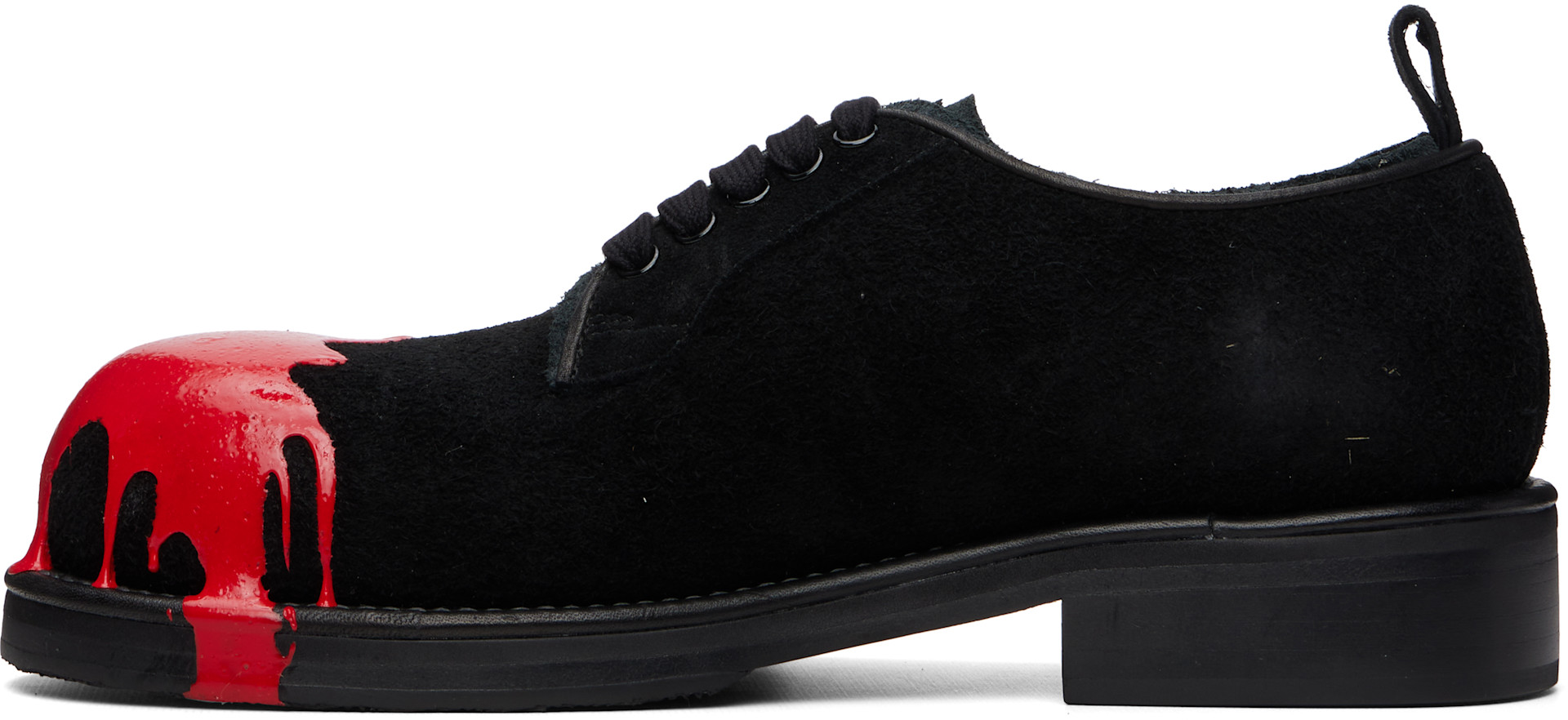 Kids Love Gaite: Black & Red Walt Derbys | SSENSE