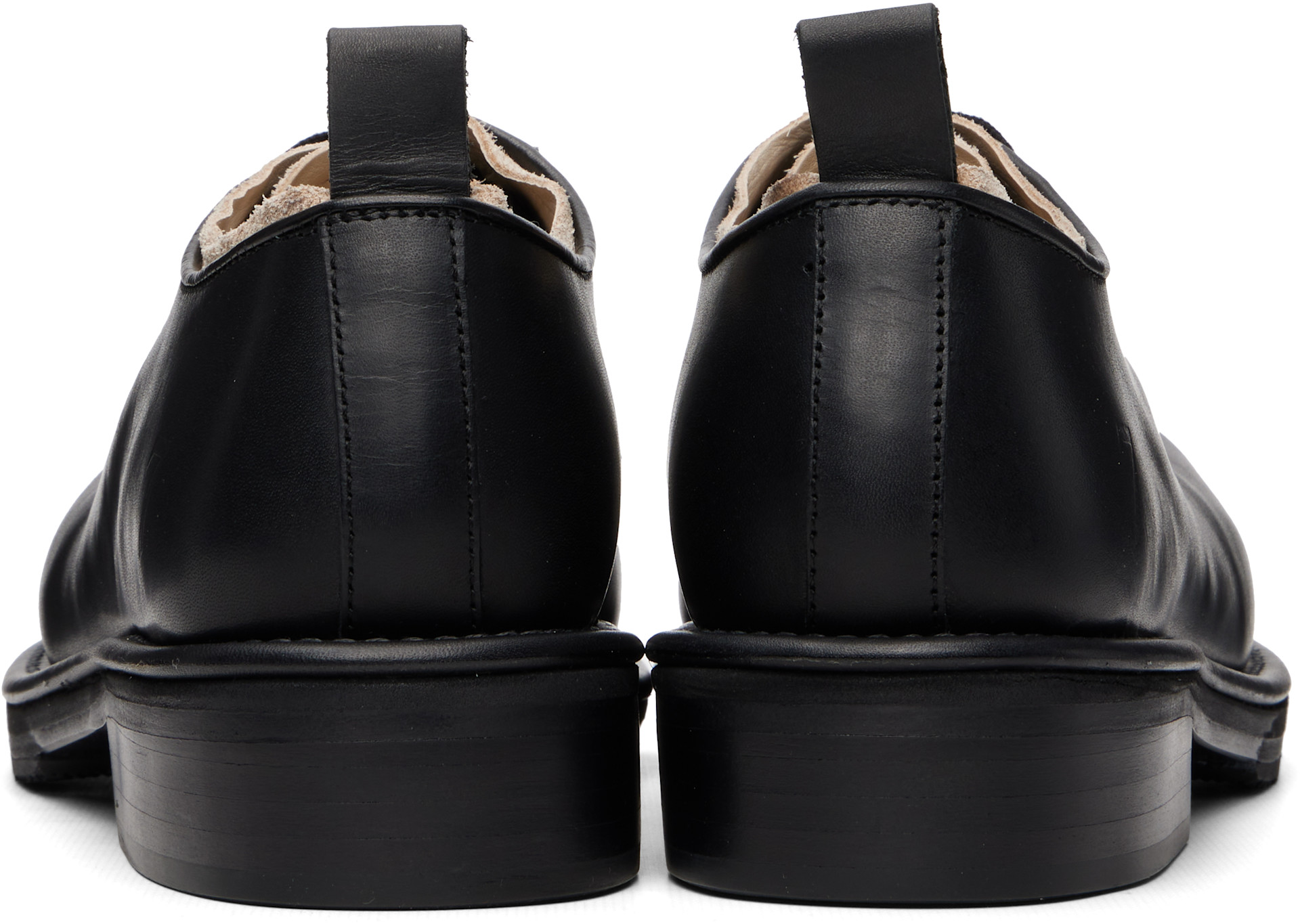 【美品】KIDS LOVE GAITE ミリタリーダービー ブラック 25.5 Kids Love Gaite: ブラック Walt ダービー | SSENSE 日本