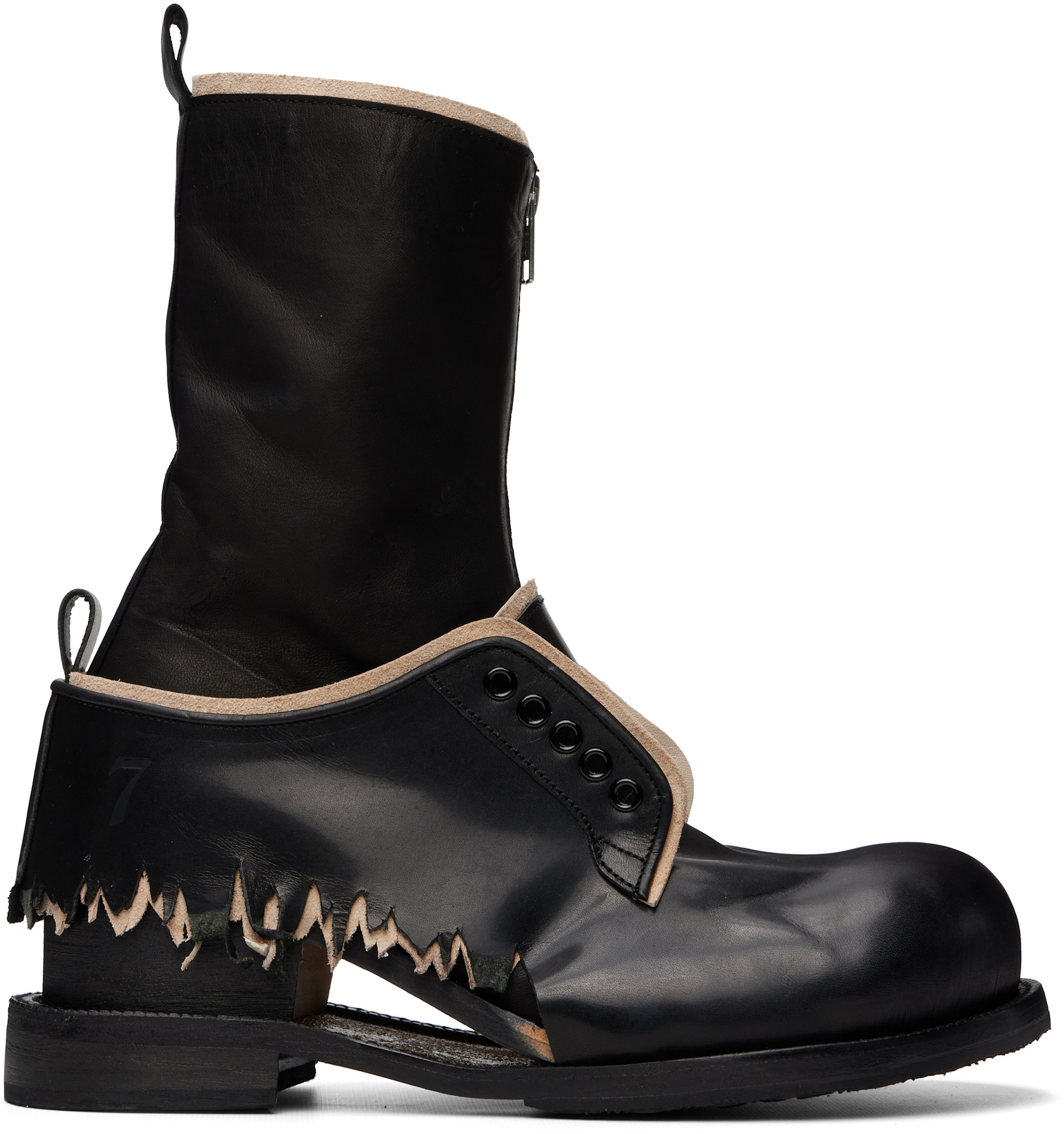 Kids Love Gaite: Black Bowery Boots | SSENSE