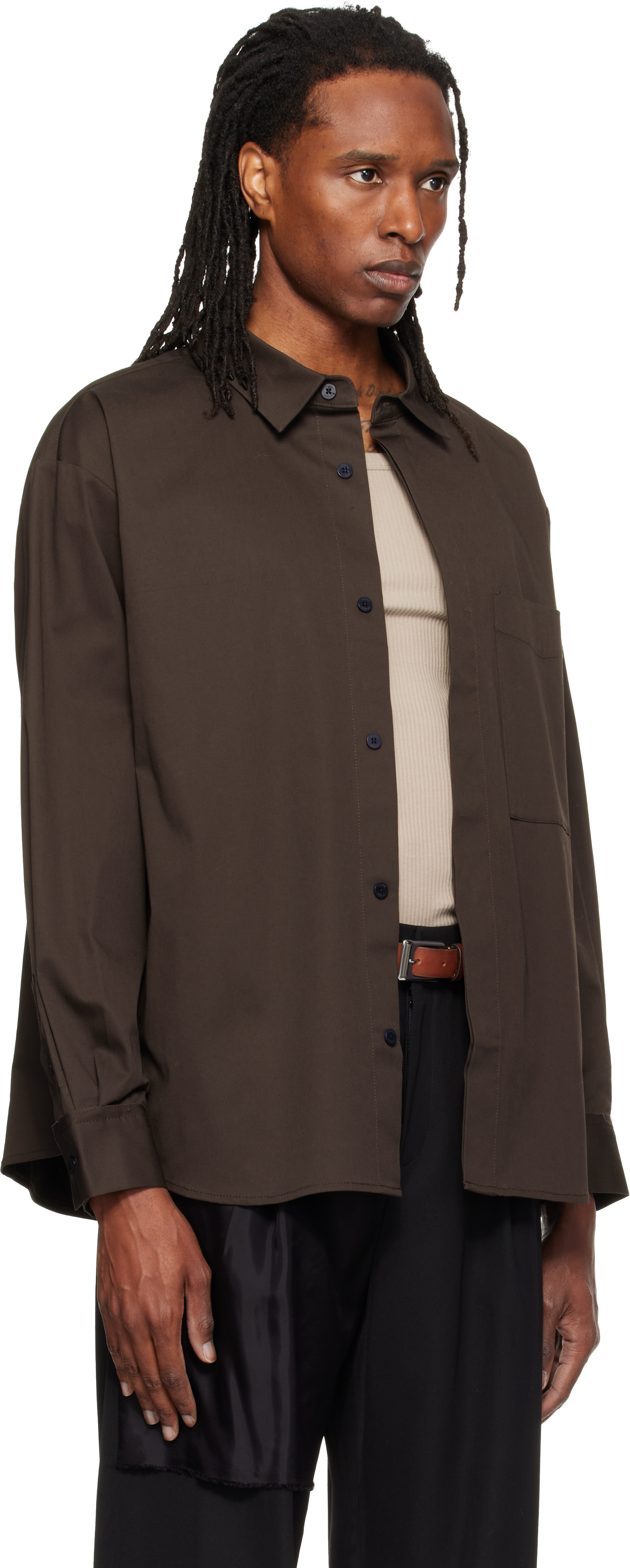 RE;CODE - Chemise brune