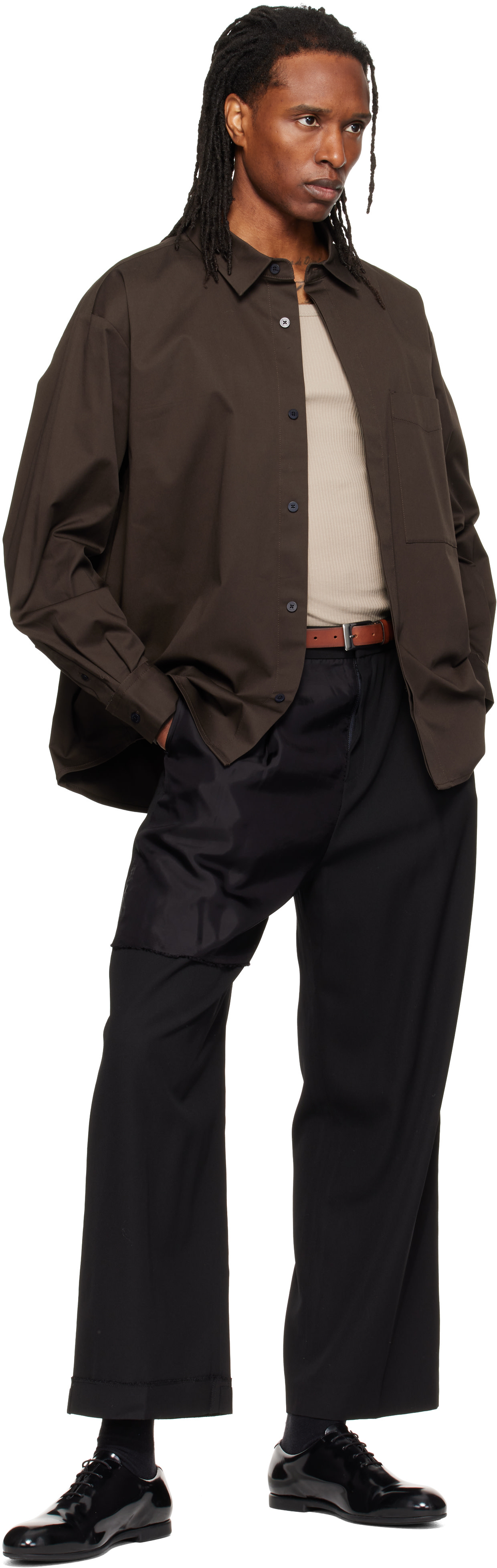 RE;CODE - Chemise brune