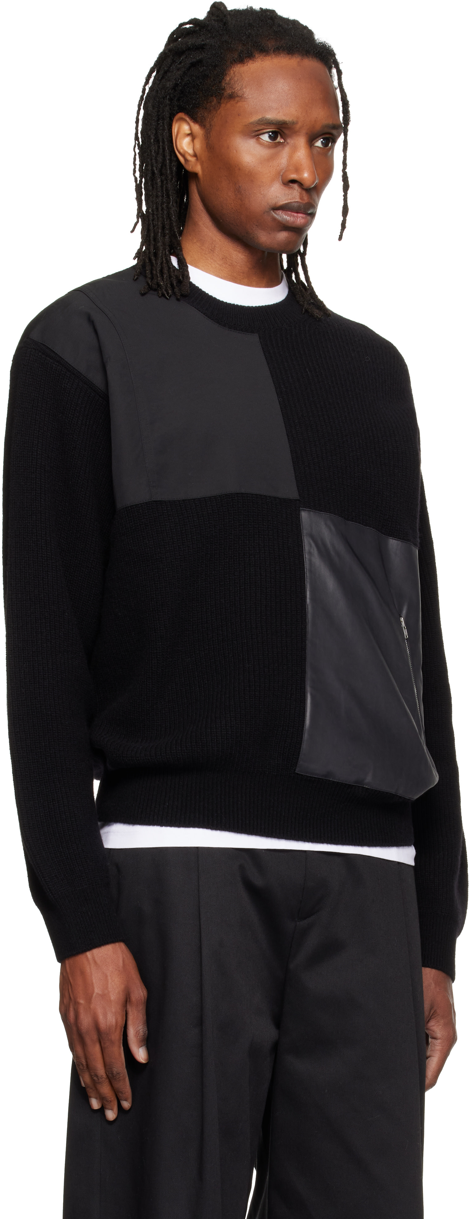 RE;CODE - Black Checkerboard Sweater