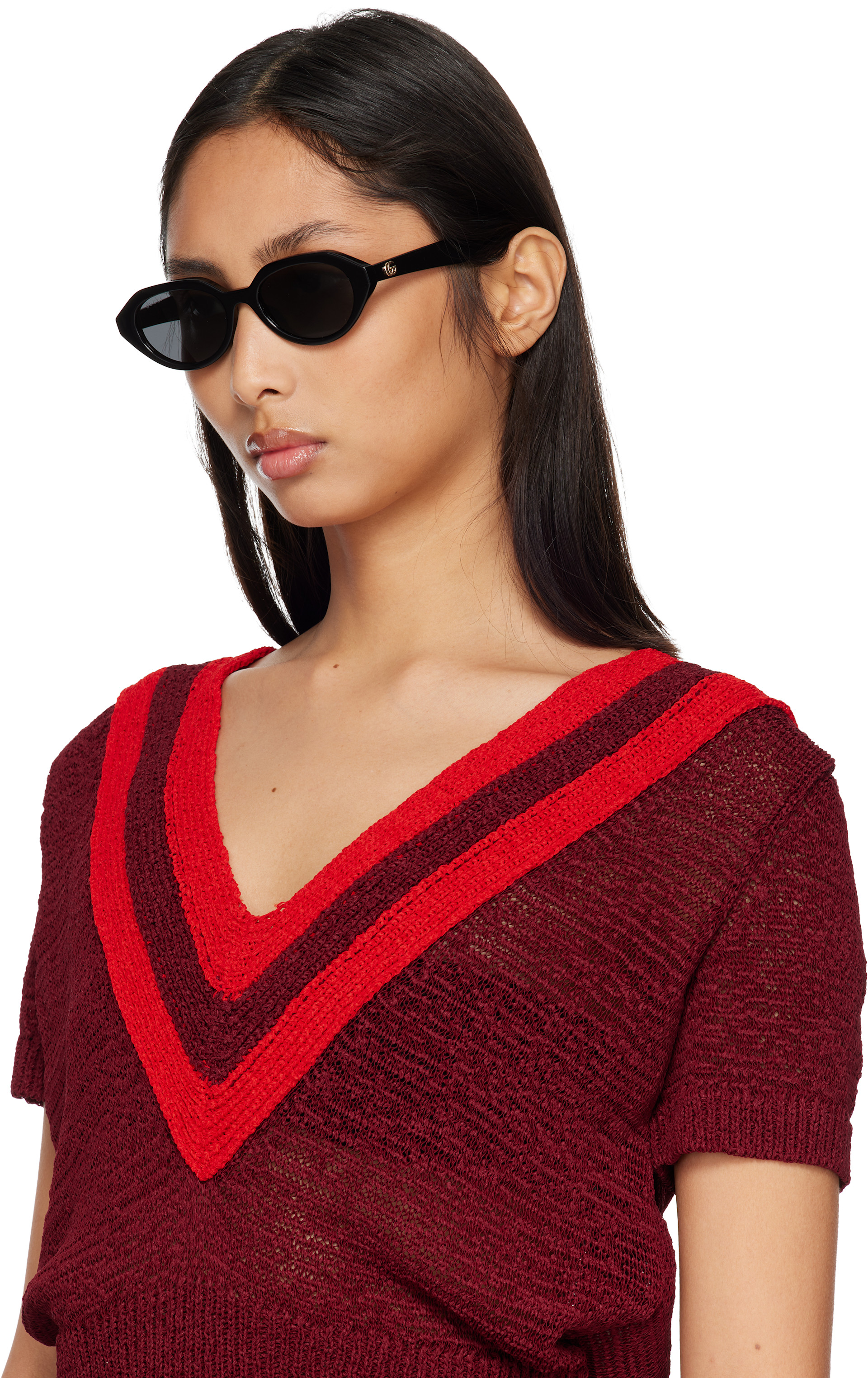 Gucci - Lunettes de soleil noires
