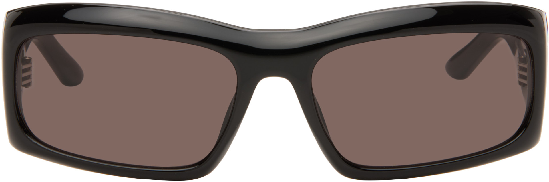 Gucci - Black Rectangular Frame Sunglasses