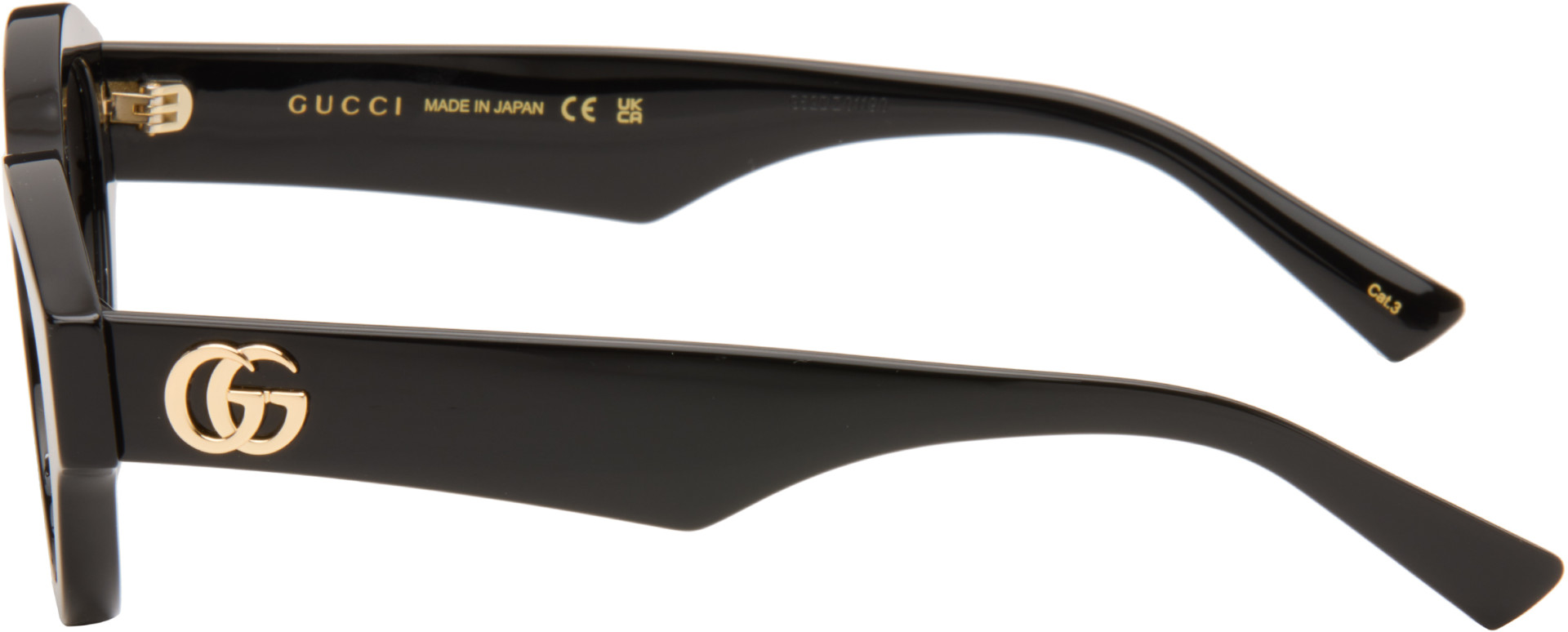 Gucci ブラック キャットアイ サングラス Gucci: Black Cat-Eye Frame Sunglasses | SSENSE
