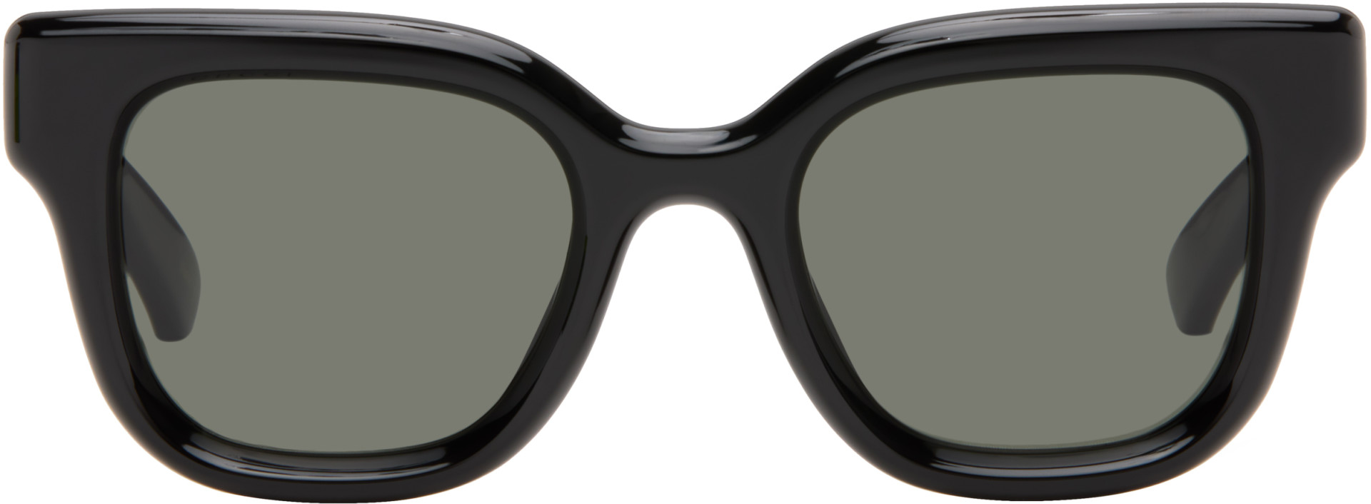 Gucci - Black Round Frame Sunglasses