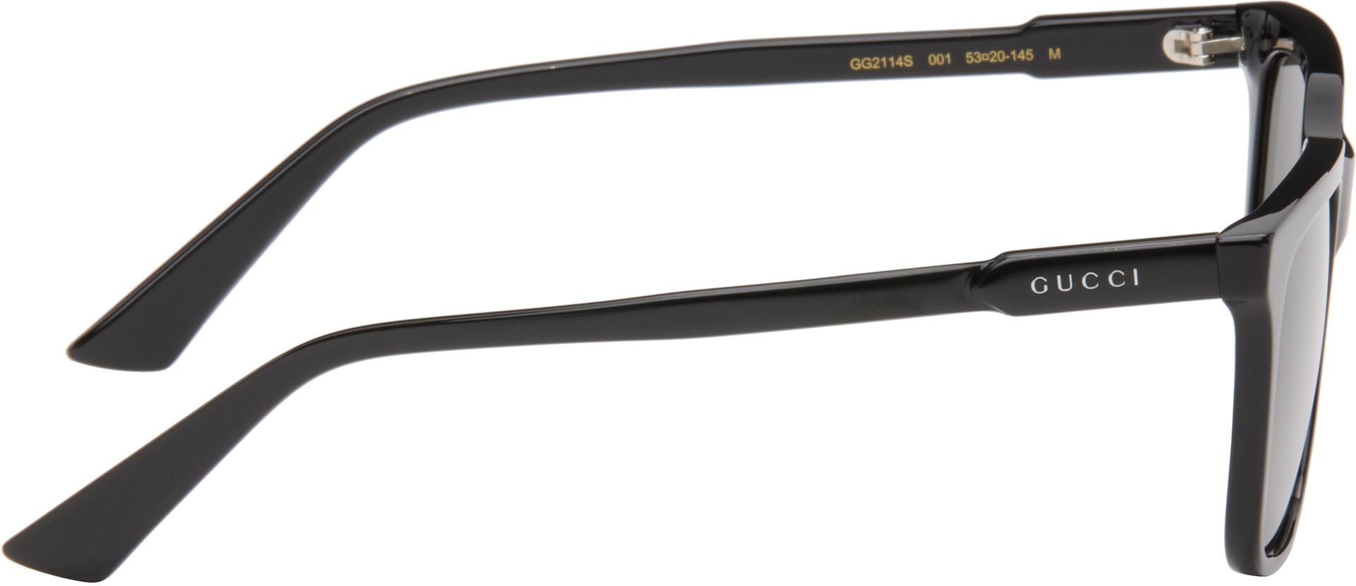 Gucci - Black Rectangular Sunglasses