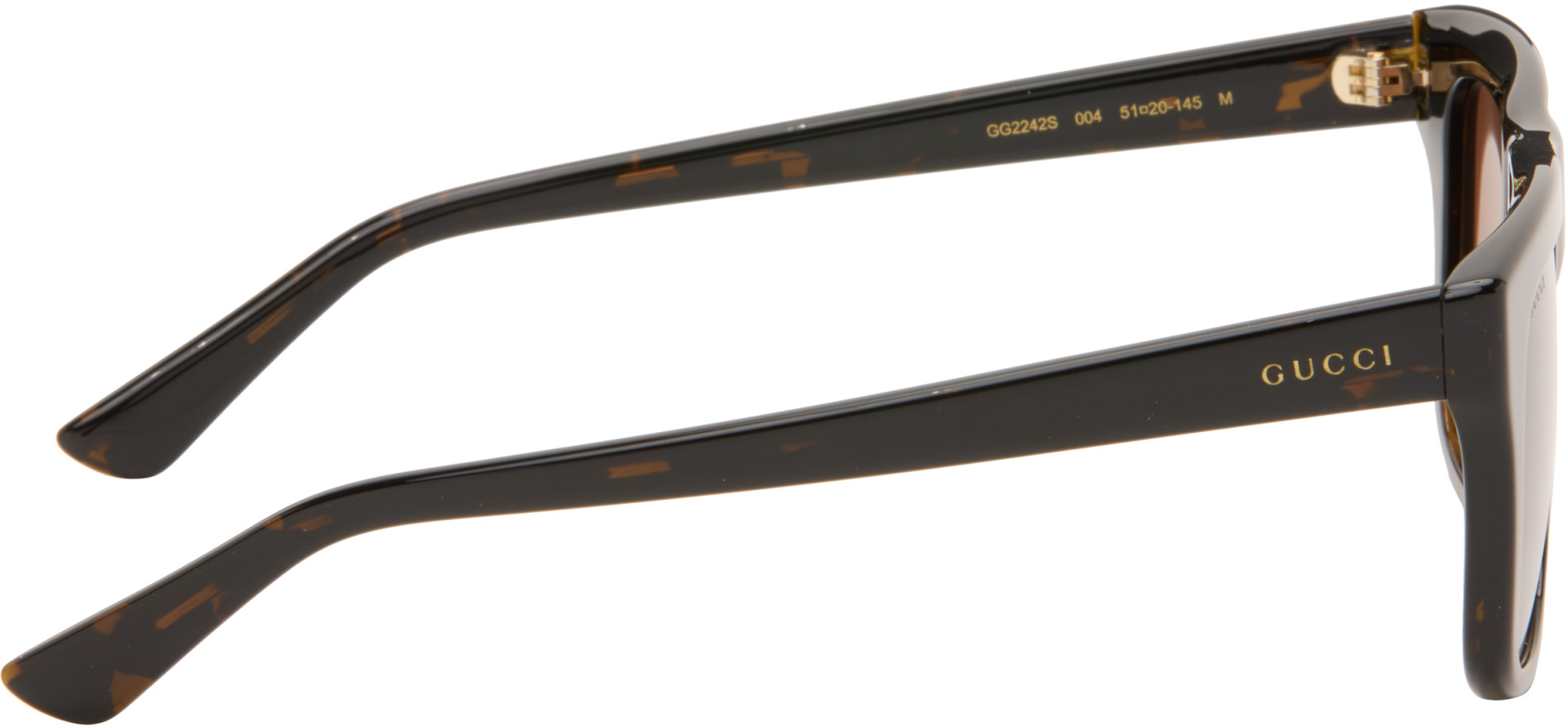 Gucci - Brown Square Frame Sunglasses