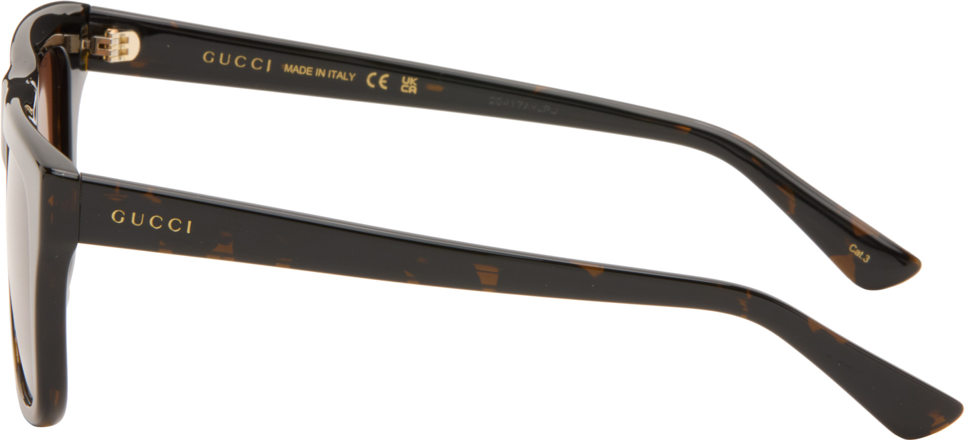 Gucci - Brown Square Frame Sunglasses