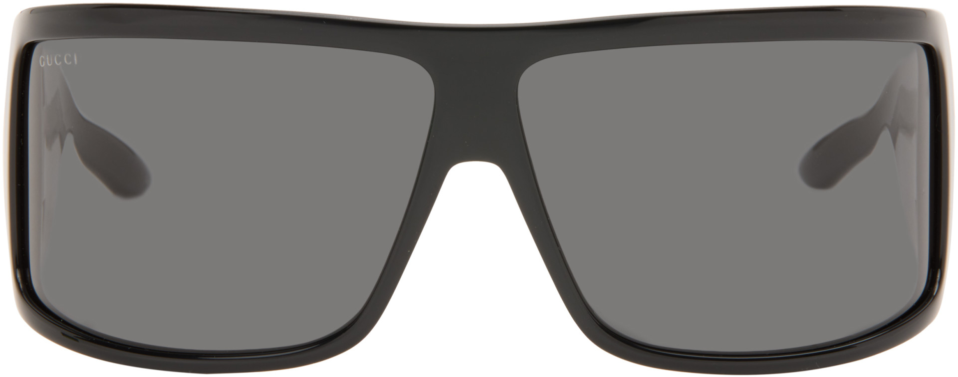 Gucci - Black Mask Frame Sunglasses