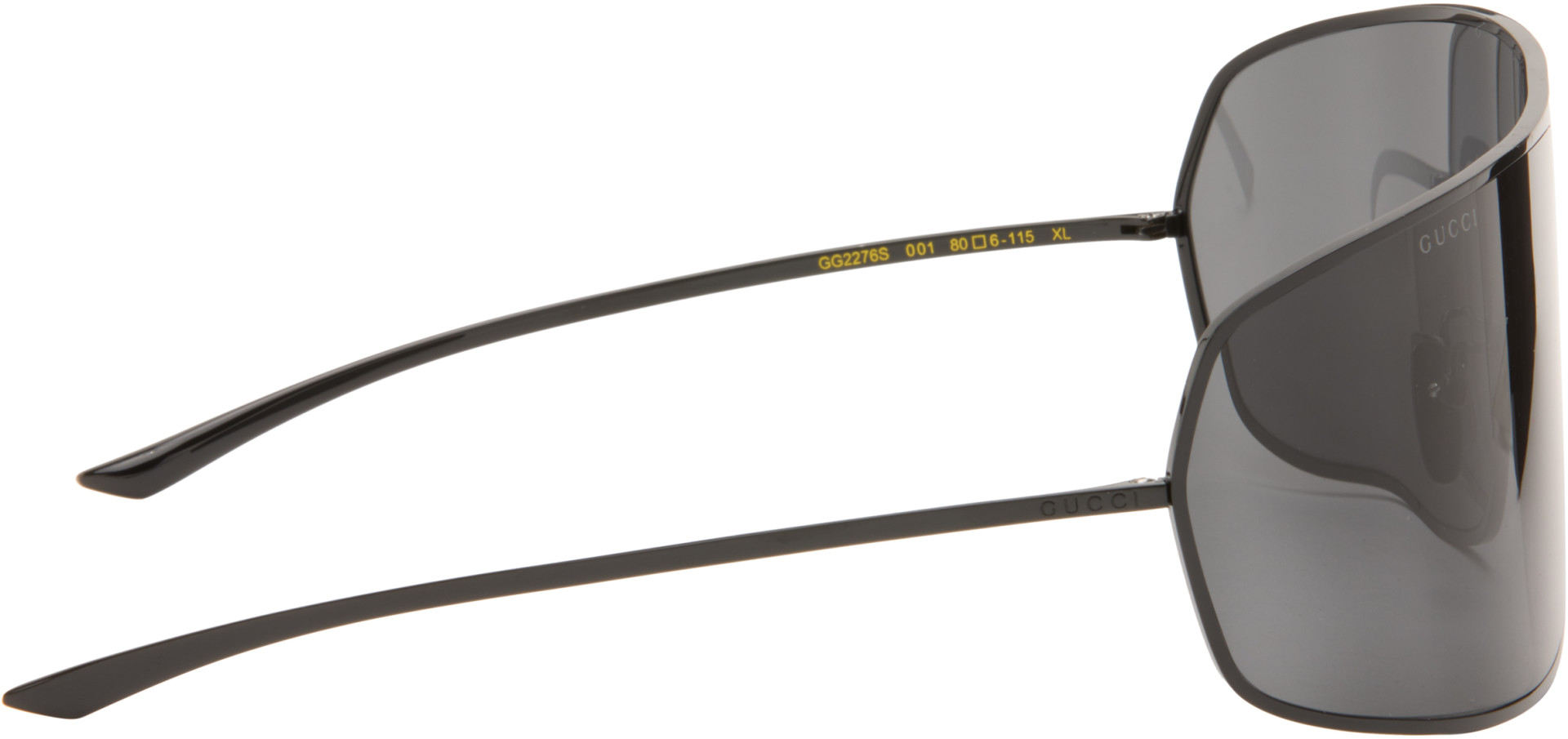 Gucci - Black Mask Frame Sunglasses