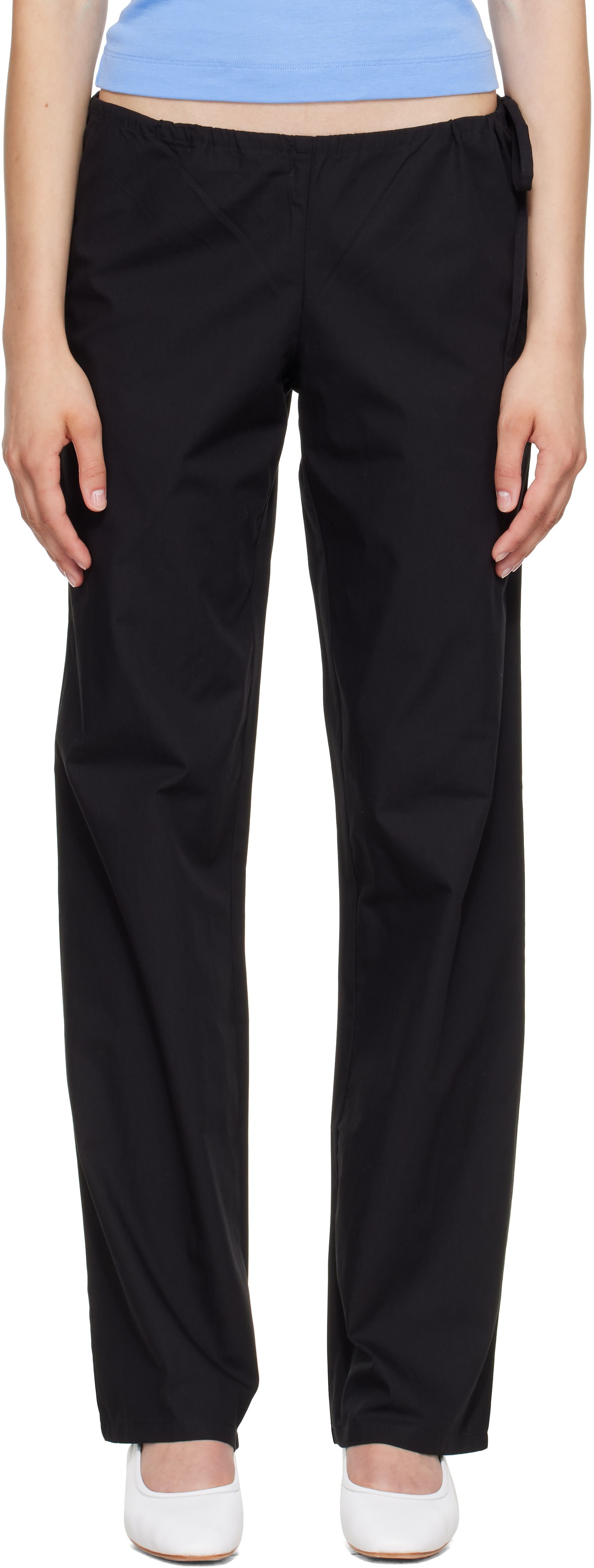 Brooke Callahan: Black Tie Lounge Pants | SSENSE