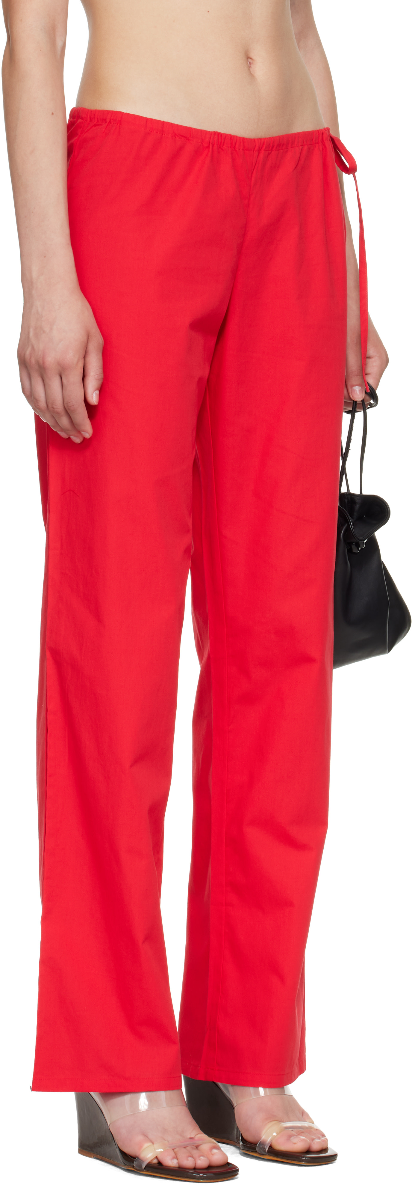 Brooke Callahan: Red Tie Lounge Pants | SSENSE