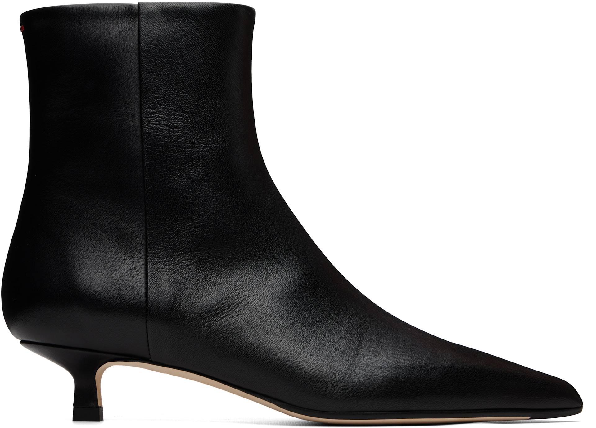 Aeyde - Bottines Sofie noires en cuir